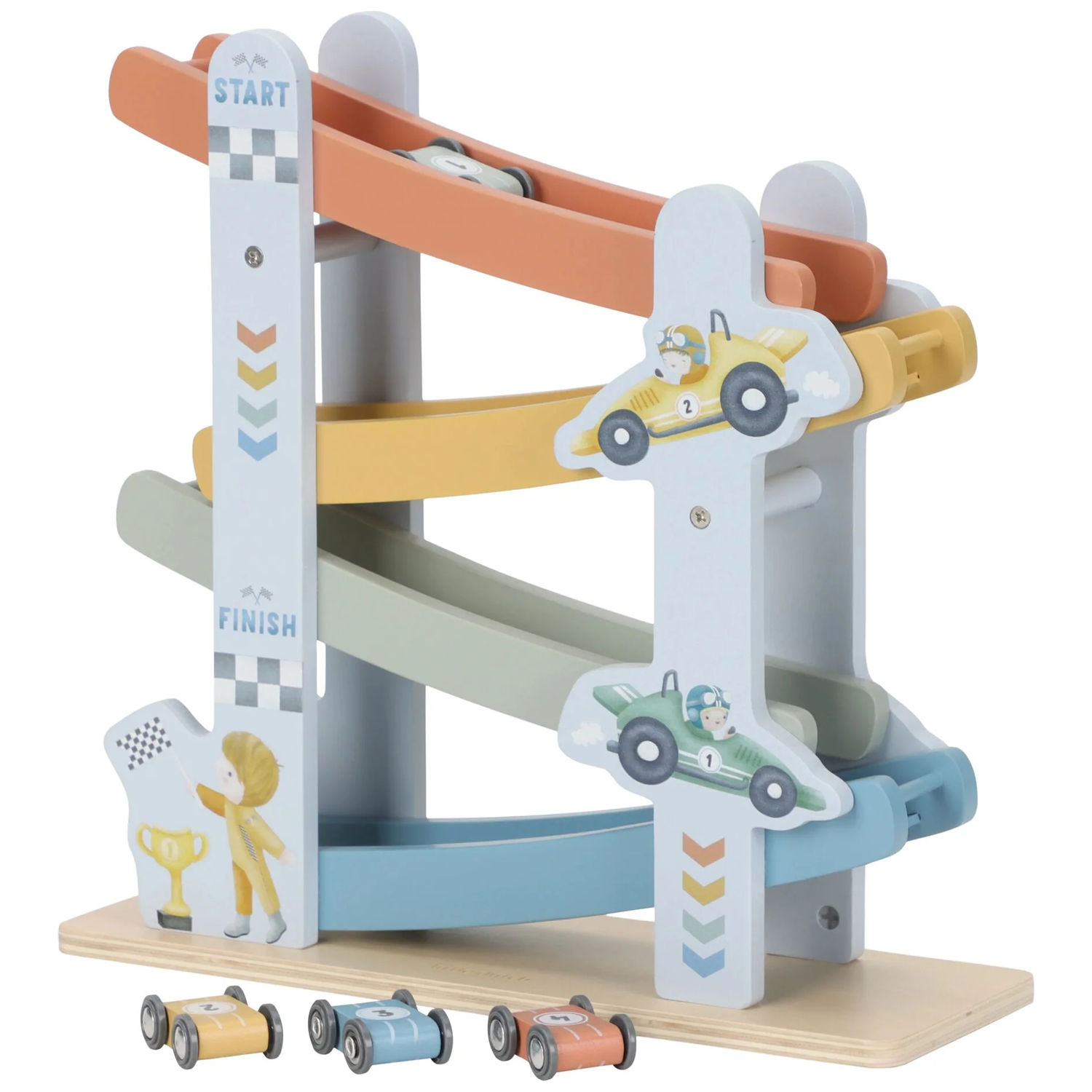 Circuit rampe en bois, LITTLE DUTCH