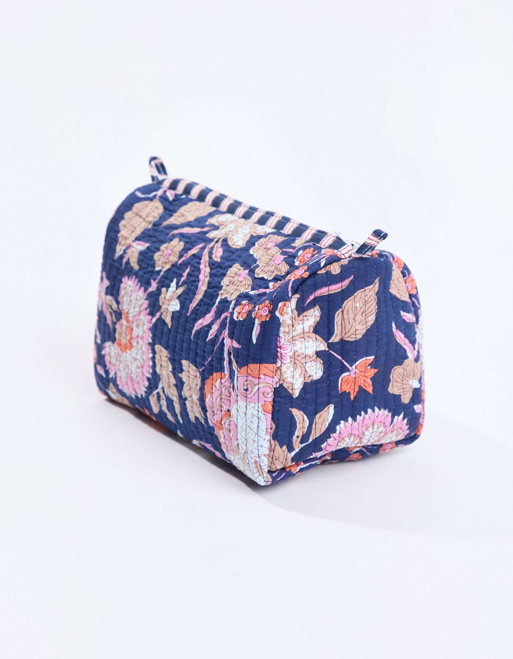 Trousse zippée coton imprimé AURA, LA FIANCÉE