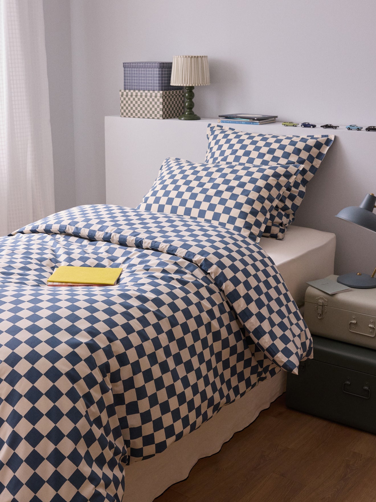 Housse de couette percale de coton "MARIUS", CYRILLUS