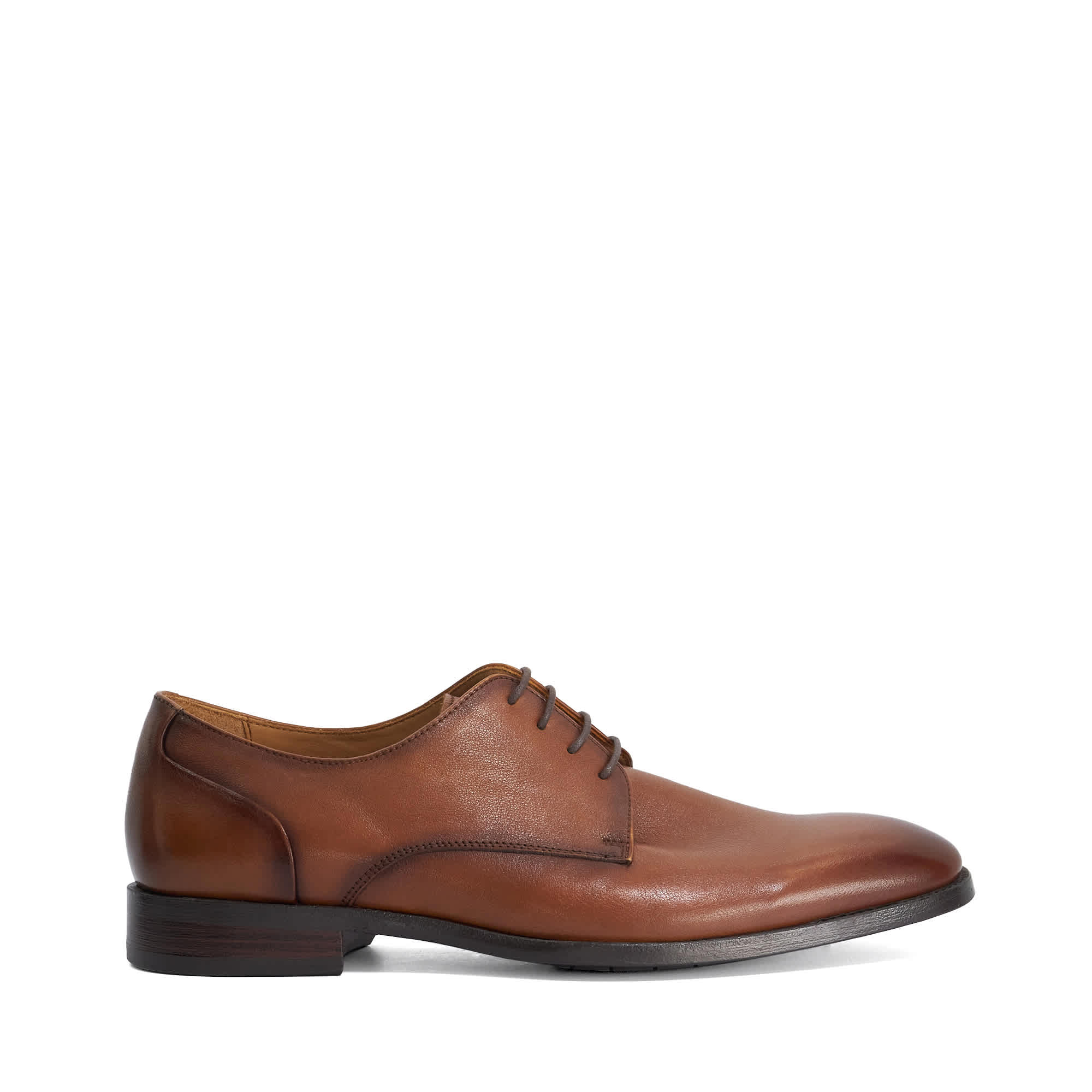 Chaussures Gibson en cuir - SOLE Wide Fit, DUNE LONDON