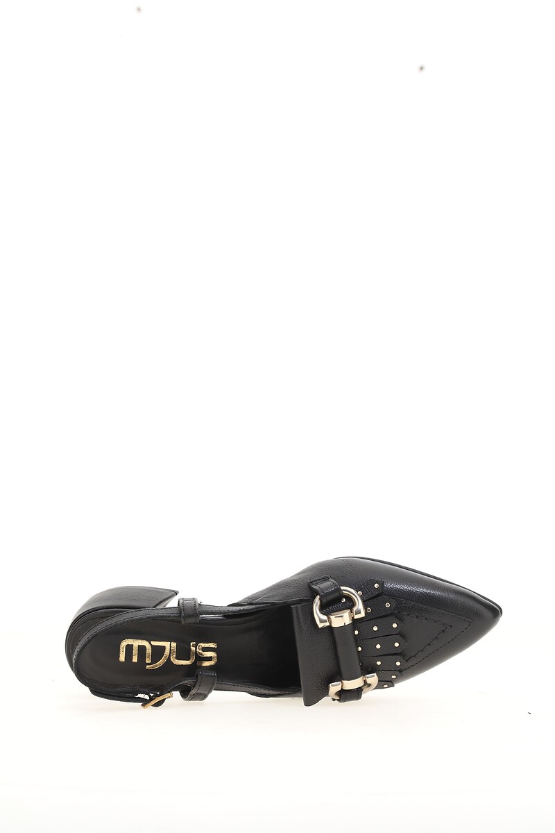 MJUS Bailarinas slingback en punta de piel — photo 5
