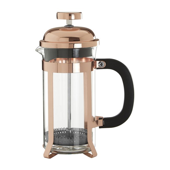 Allera Rose Gold Cafetiere 350ml, silver, SO'HOME