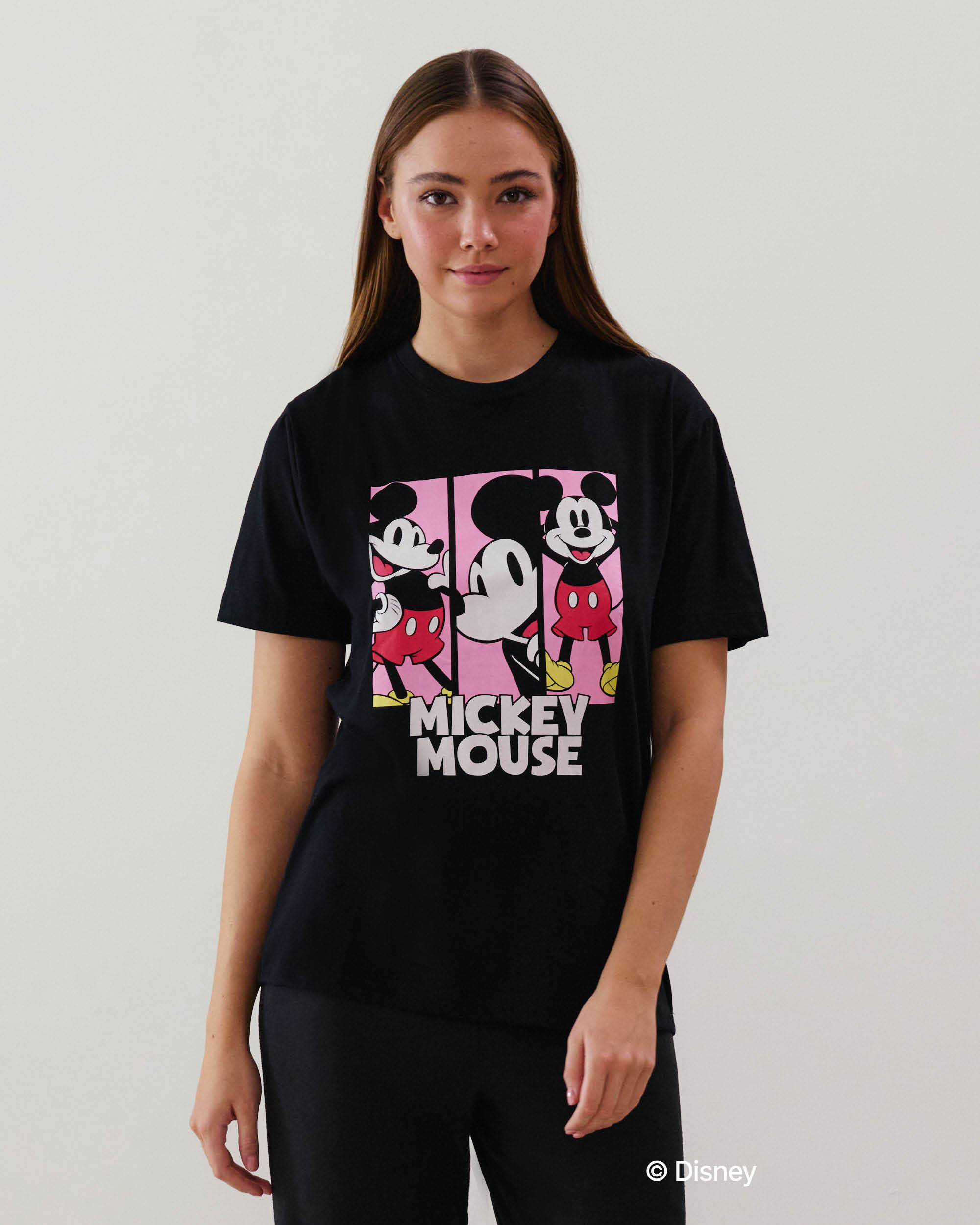 Top en jersey Mickey noir COREMICKIZ, UNDIZ