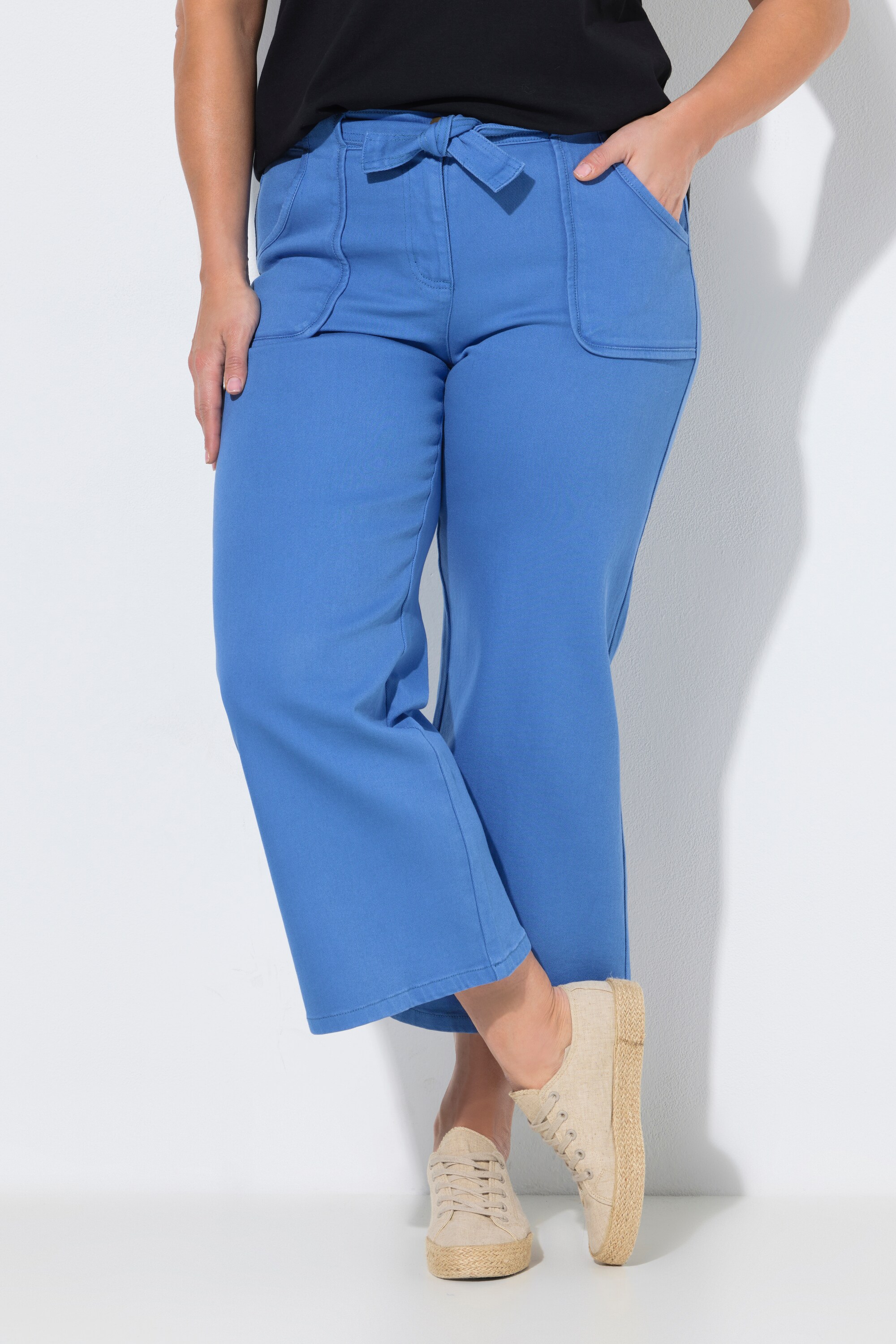 Jupe-culotte en jean, jambe large, ULLA POPKEN