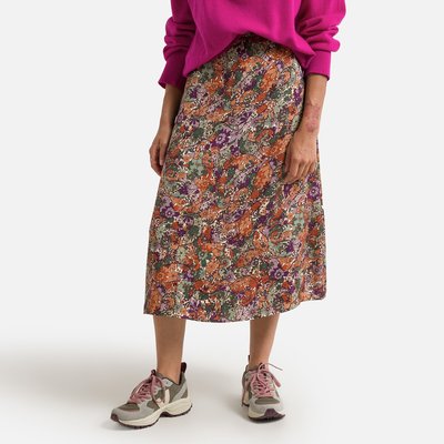 Fun Floral Straight Skirt SUNCOO