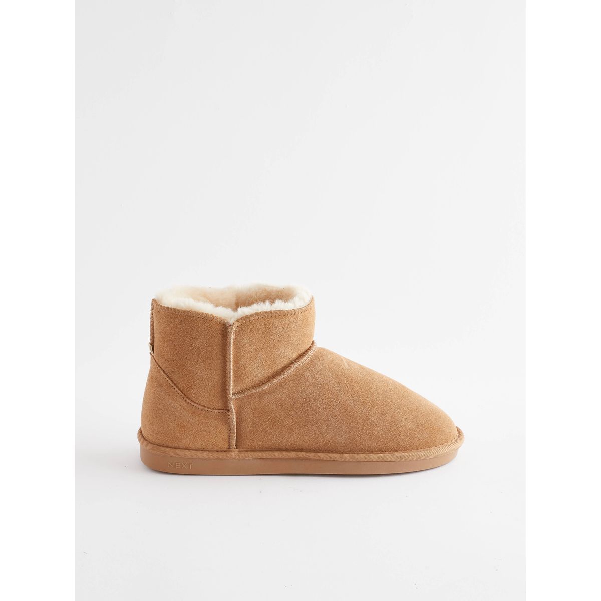 Chaussons montantes en daim chauds hiver, NEXT