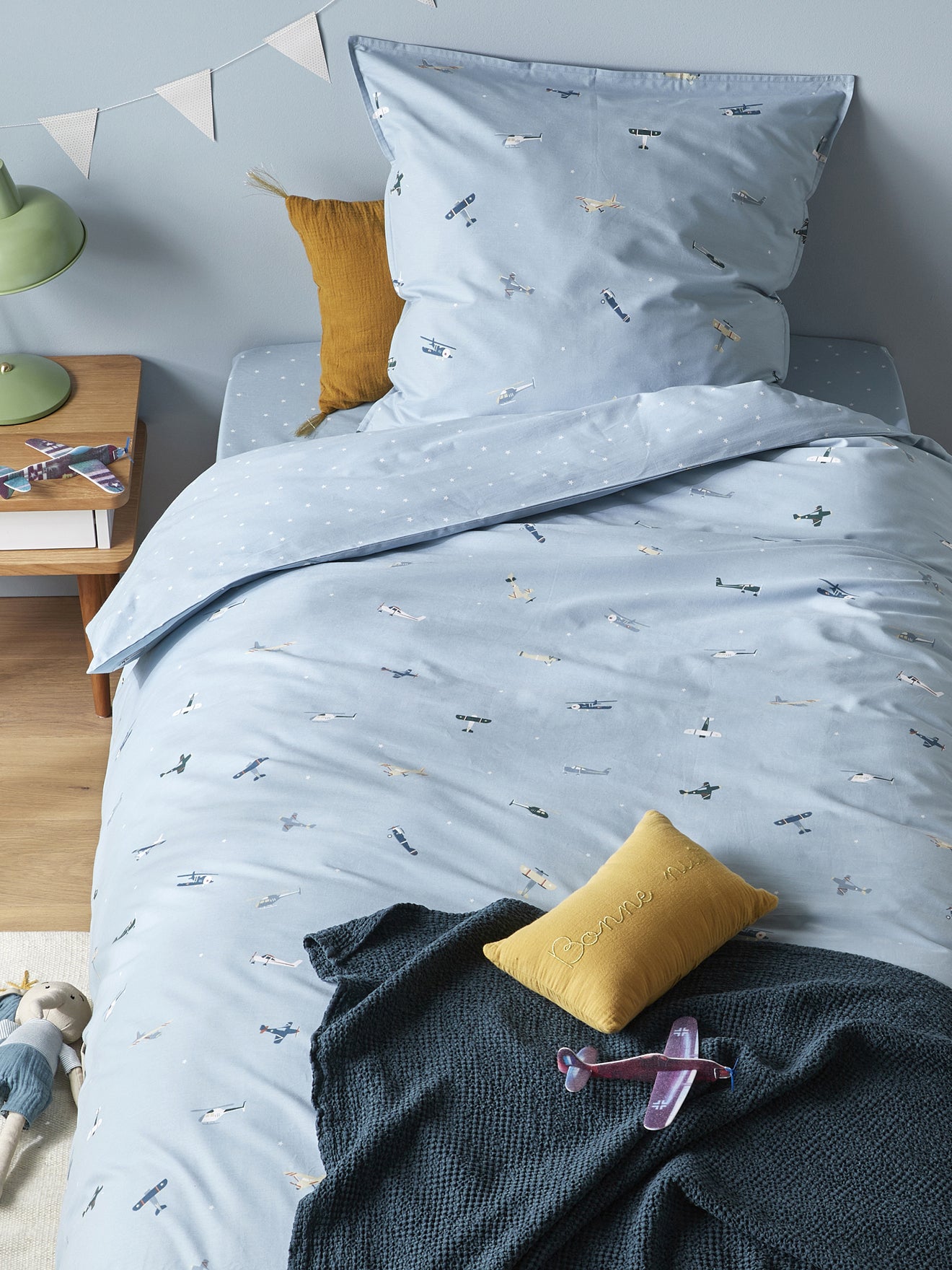 Housse de couette coton "AVIATEUR", CYRILLUS