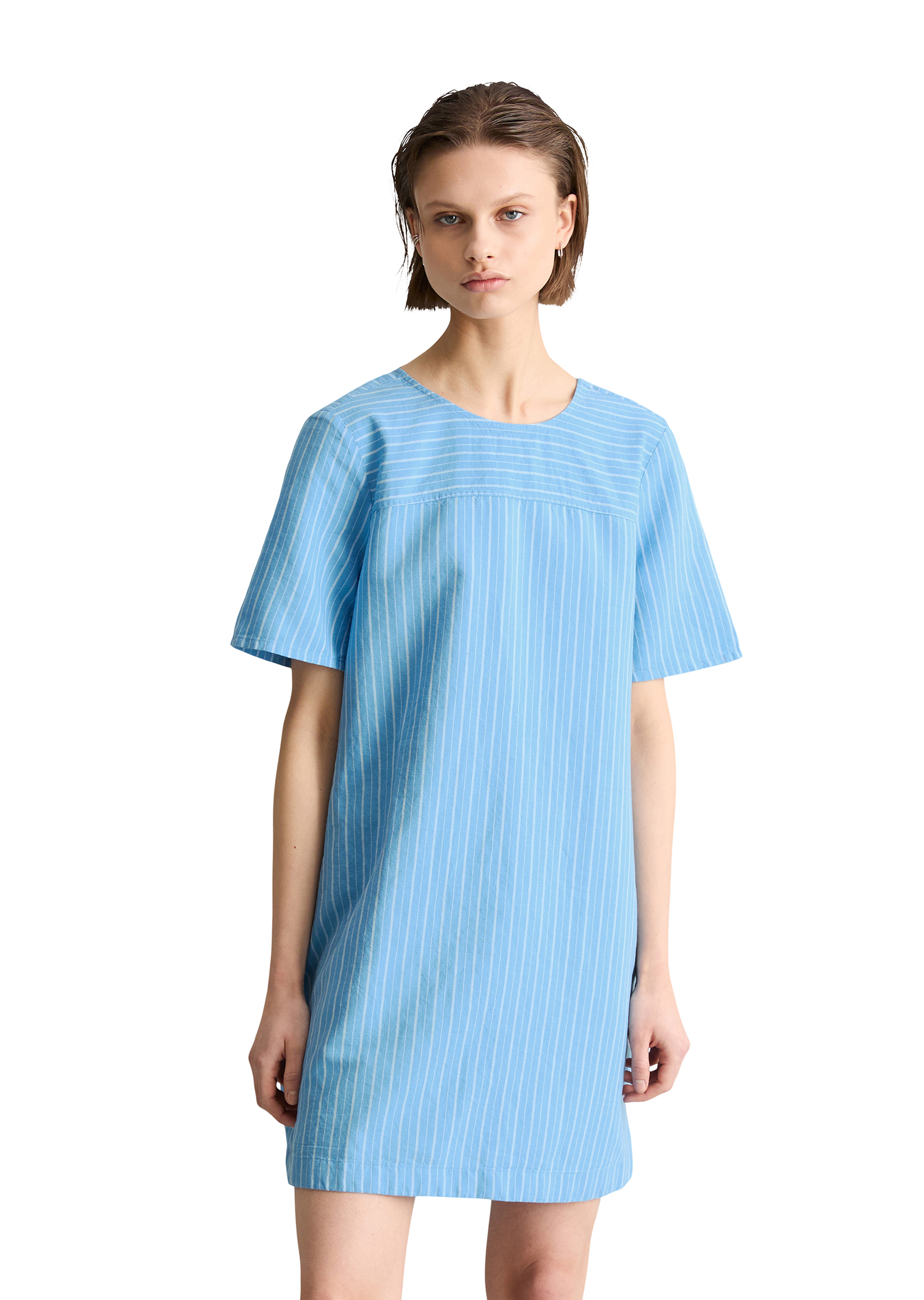 Robe rayée relaxed en mélange de lin et de coton, MARC O’POLO DENIM