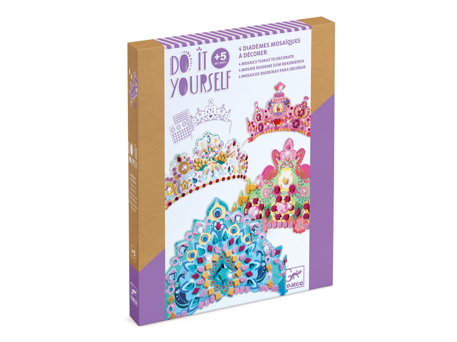 DIY - Mosaïques & Stickers - Comme une princesse, DJECO