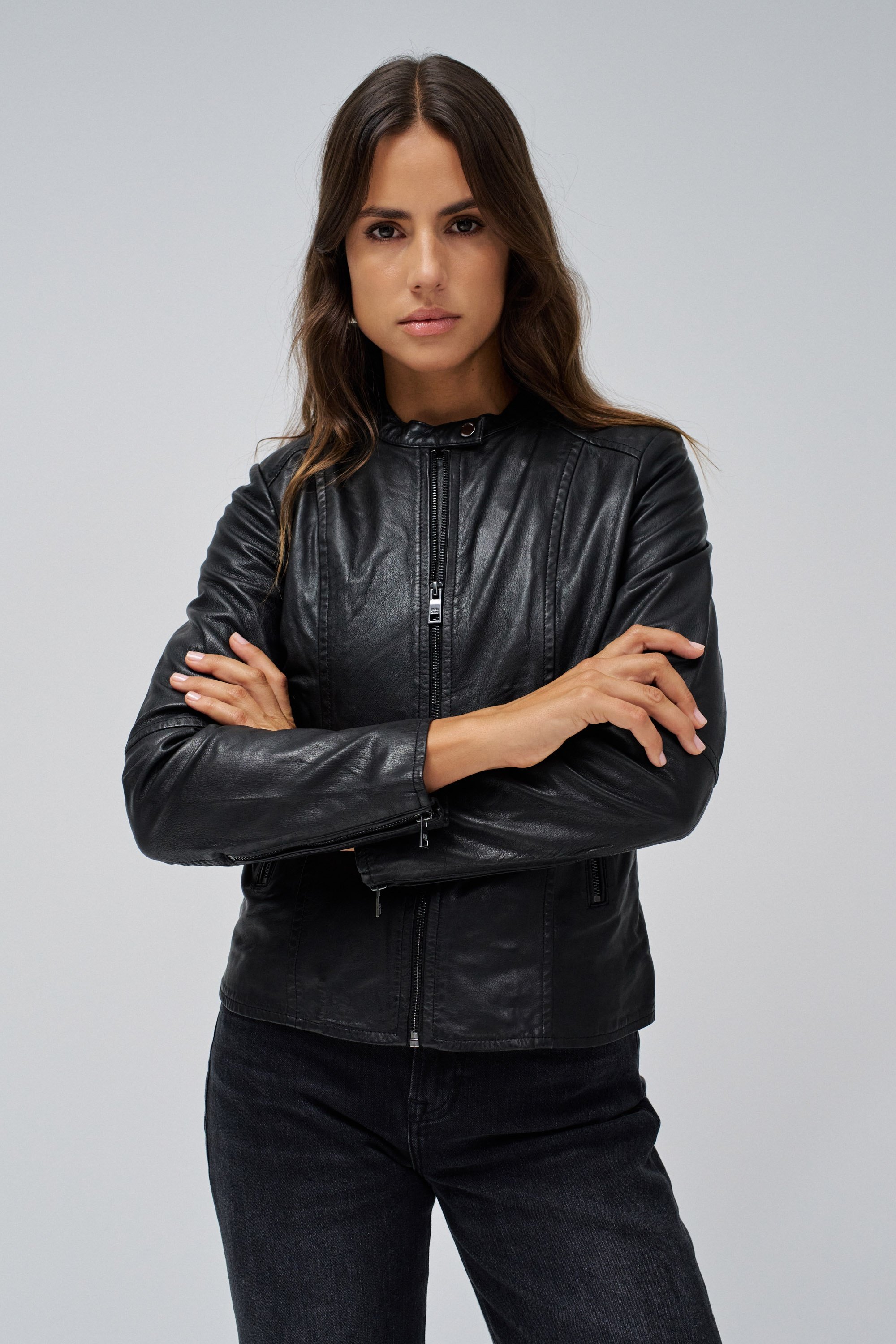 VESTE EN CUIR, SALSA JEANS