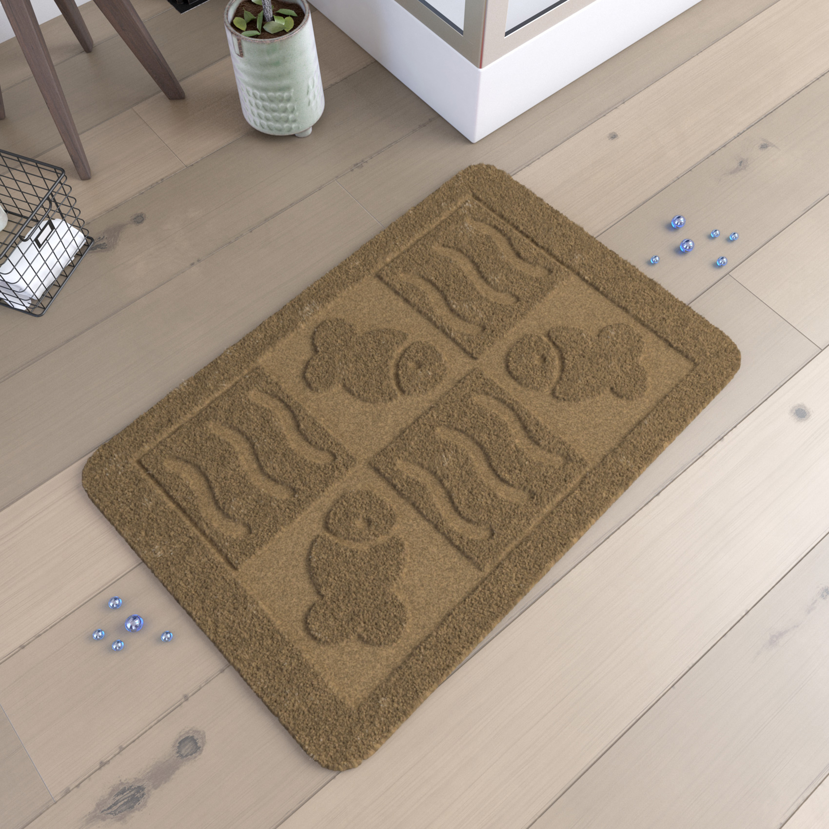 Tapis de bain à relief, HOME MAISON
