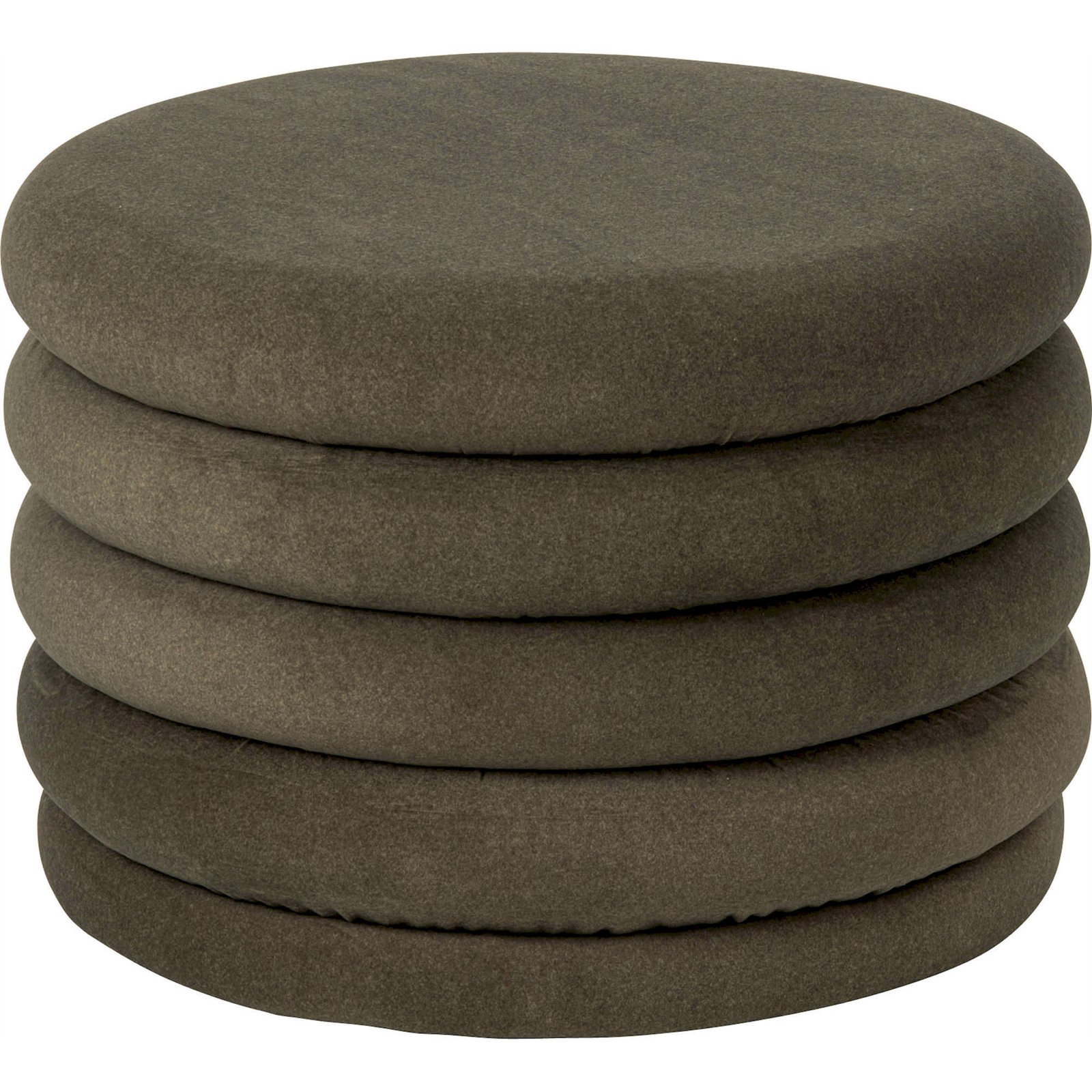 Pouf rond en tissu, RECOLLECTION