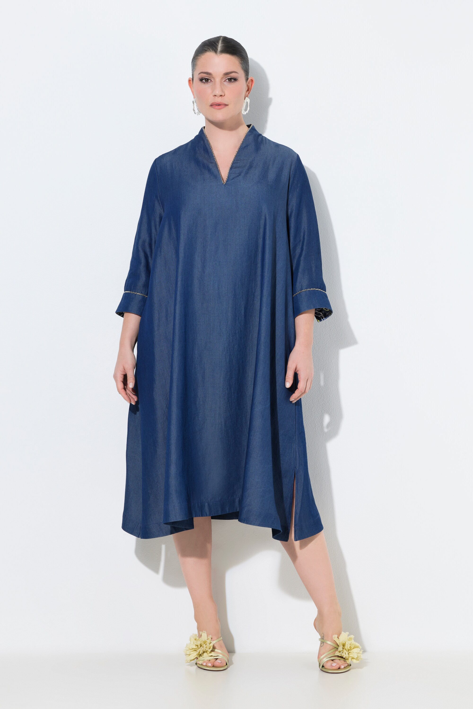 Robe en Lyocell aspect jean, poches, ULLA POPKEN