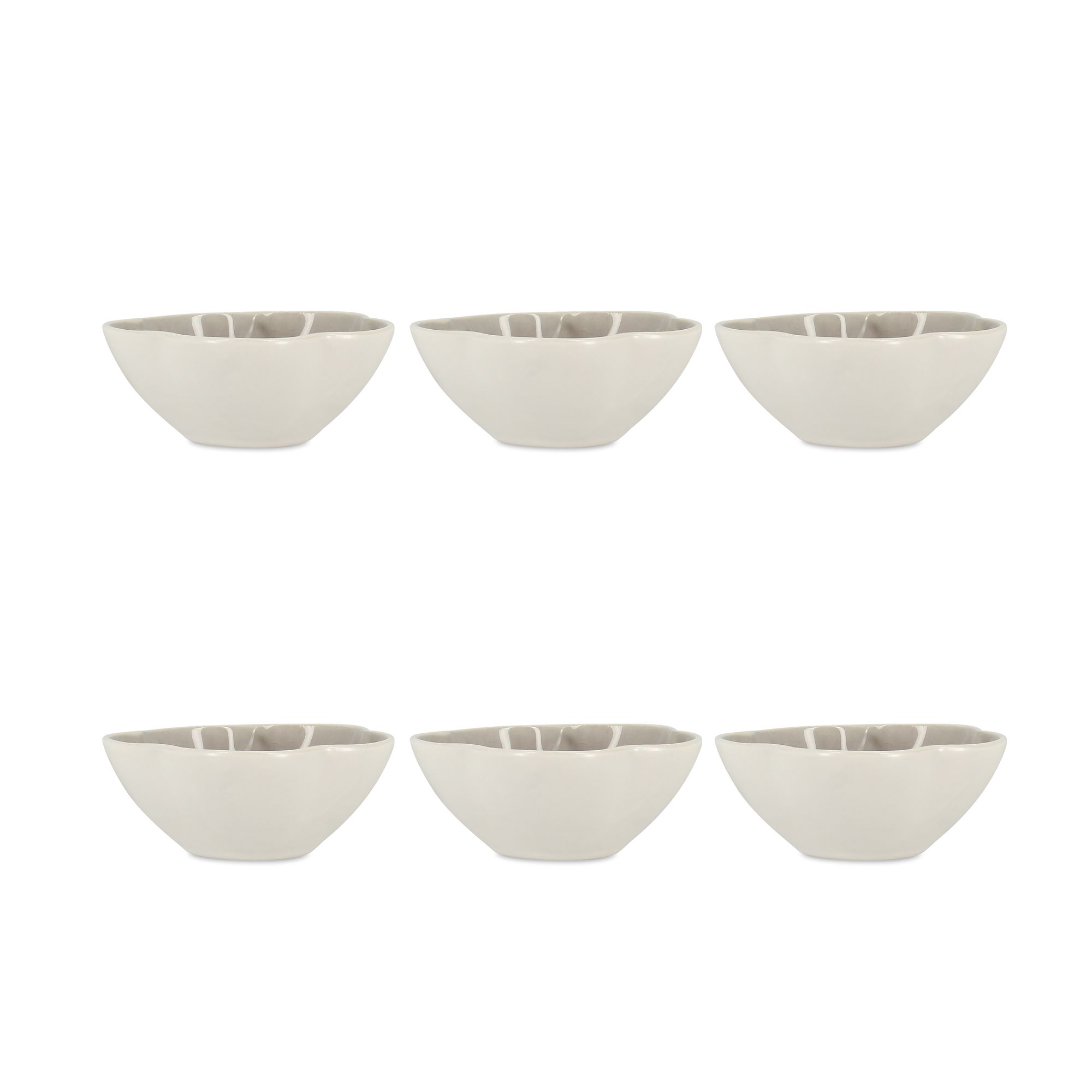 Lot de 6 coupelles 8,5cm en grès, NOVA, OGO LIVING