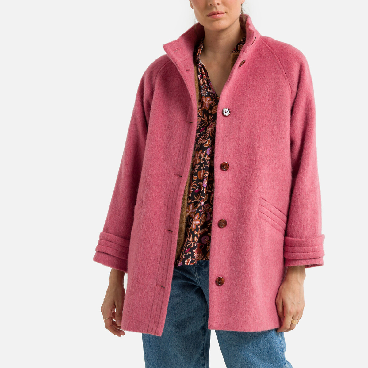 la redoute pink coat