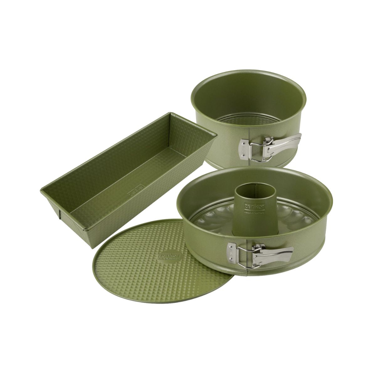 Ensemble de 3 moules à gâteaux GREEN VISION, ZENKER