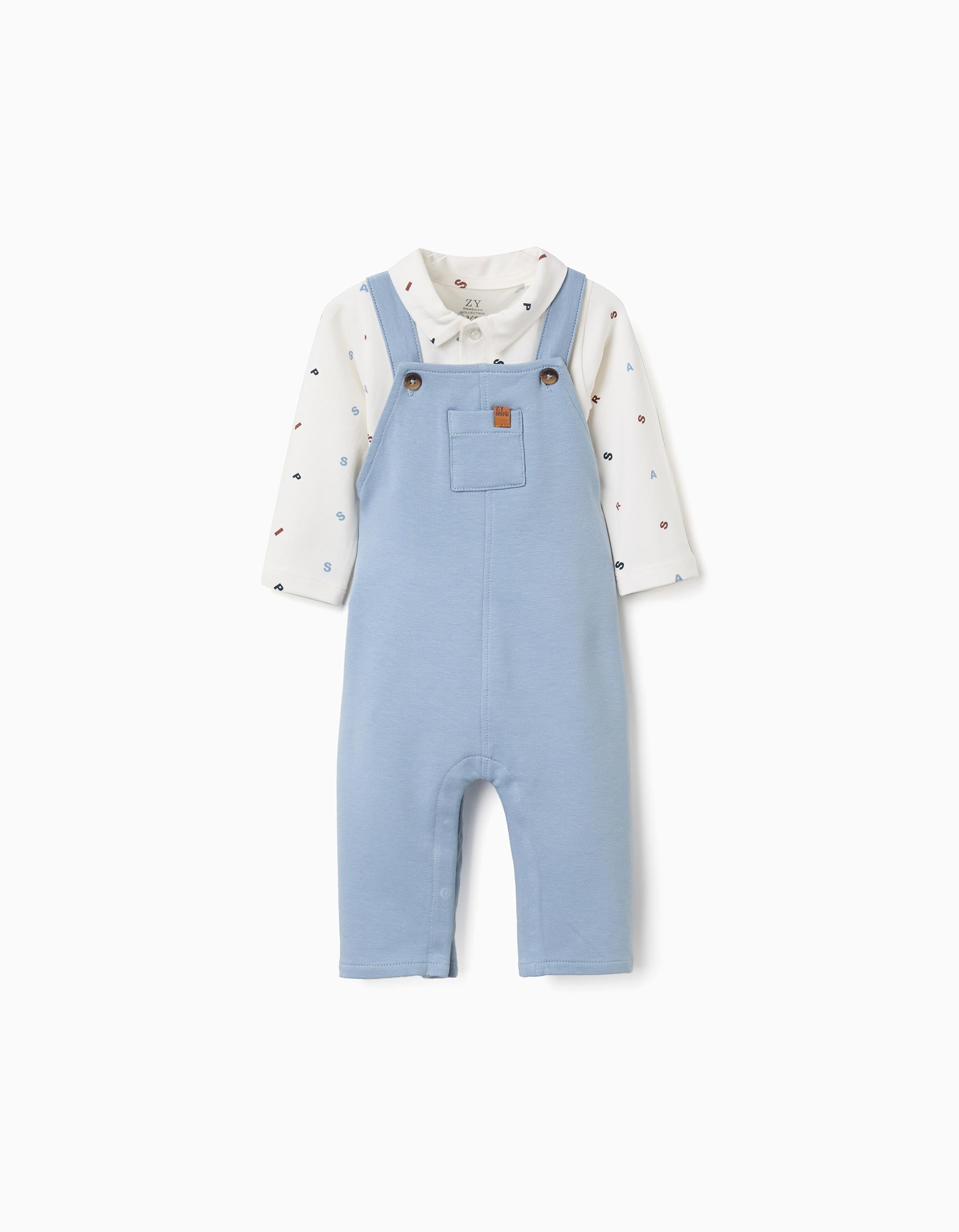 Ensemble body et salopette en coton, ZIPPY