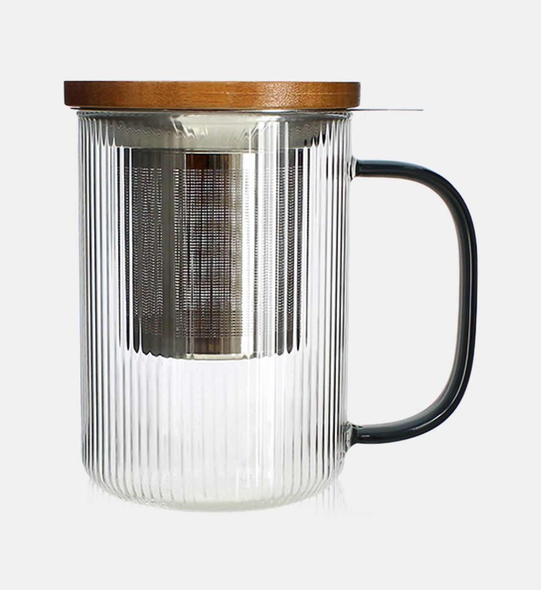 Tisanière en verre et anse 475ml, KARL, OGO LIVING