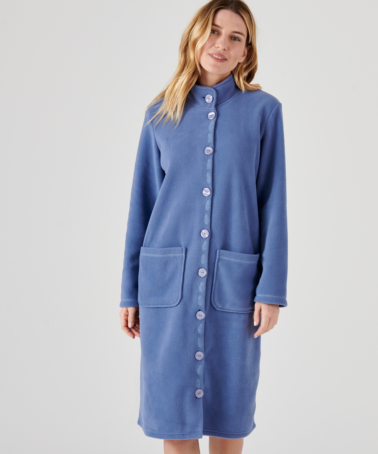 Robe de chambre maille polaire, Thermolactyl, DAMART