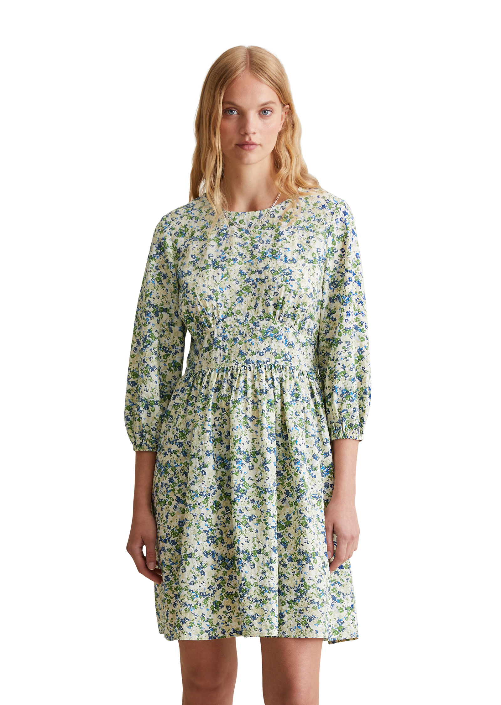 Robe imprimée regular en mélange LENZING™ ECOVERO™, MARC O’POLO DENIM