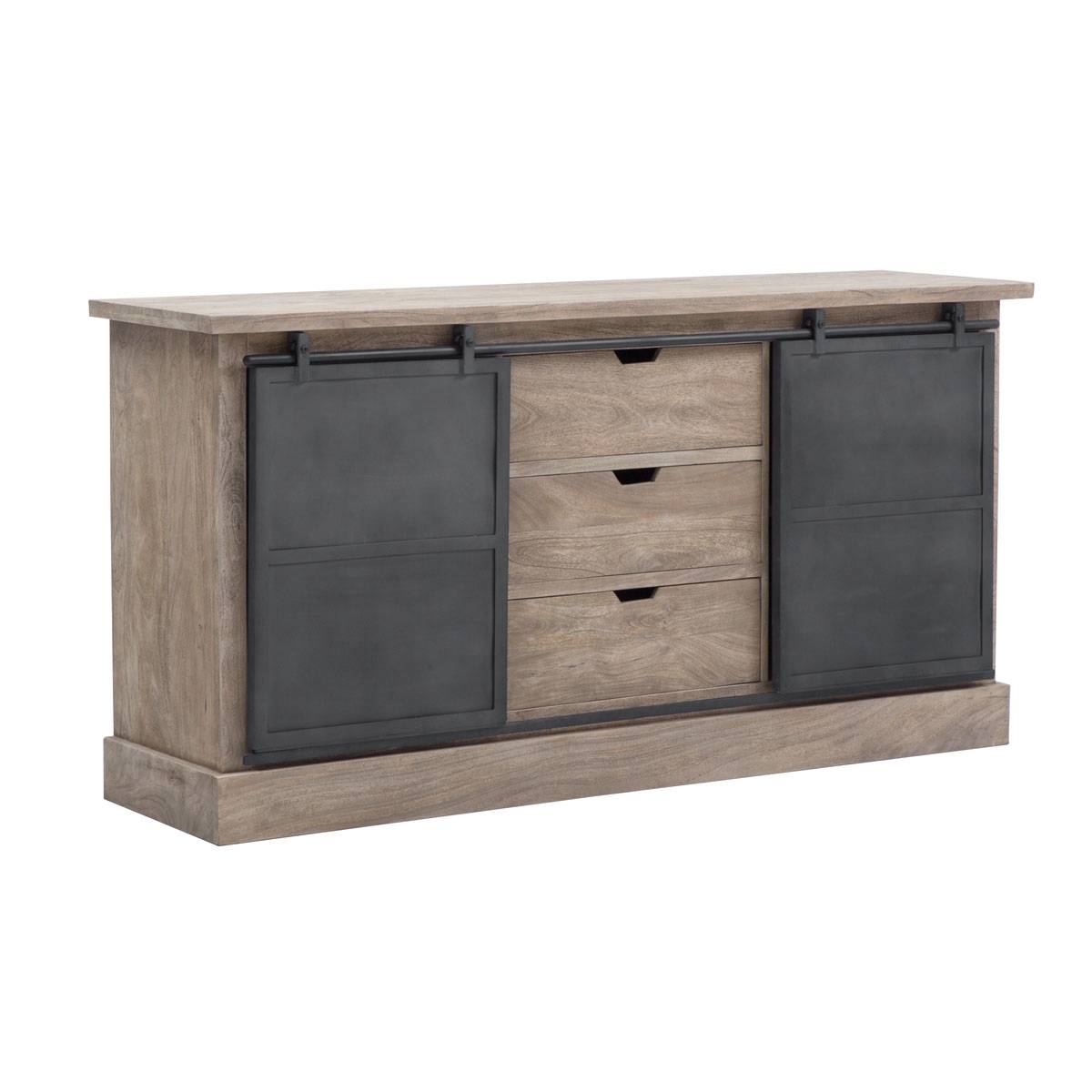Buffet en bois de manguier HELSINKI, MADE IN MEUBLES