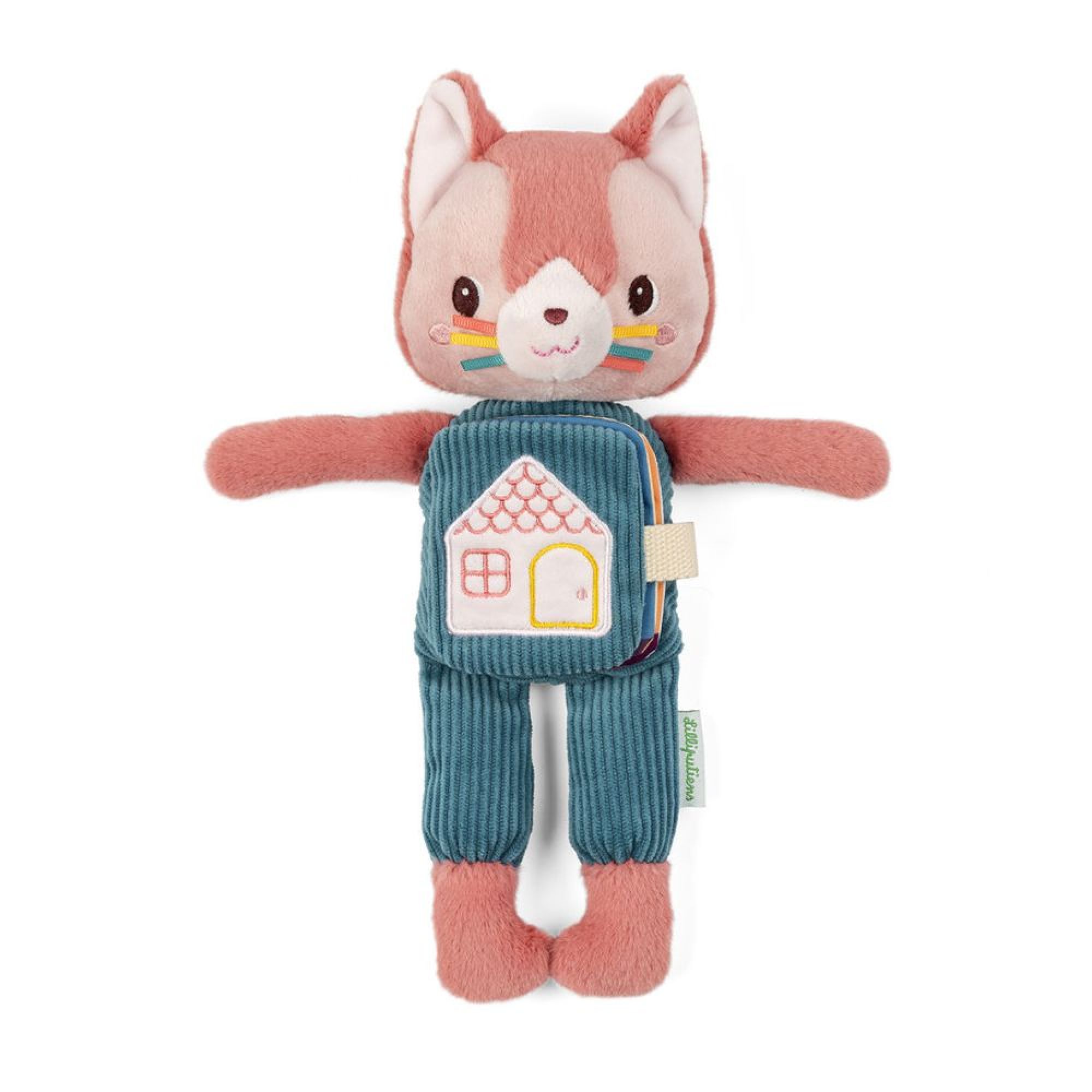 Peluche phosphorescente avec livre en tissu, LILLIPUTIENS