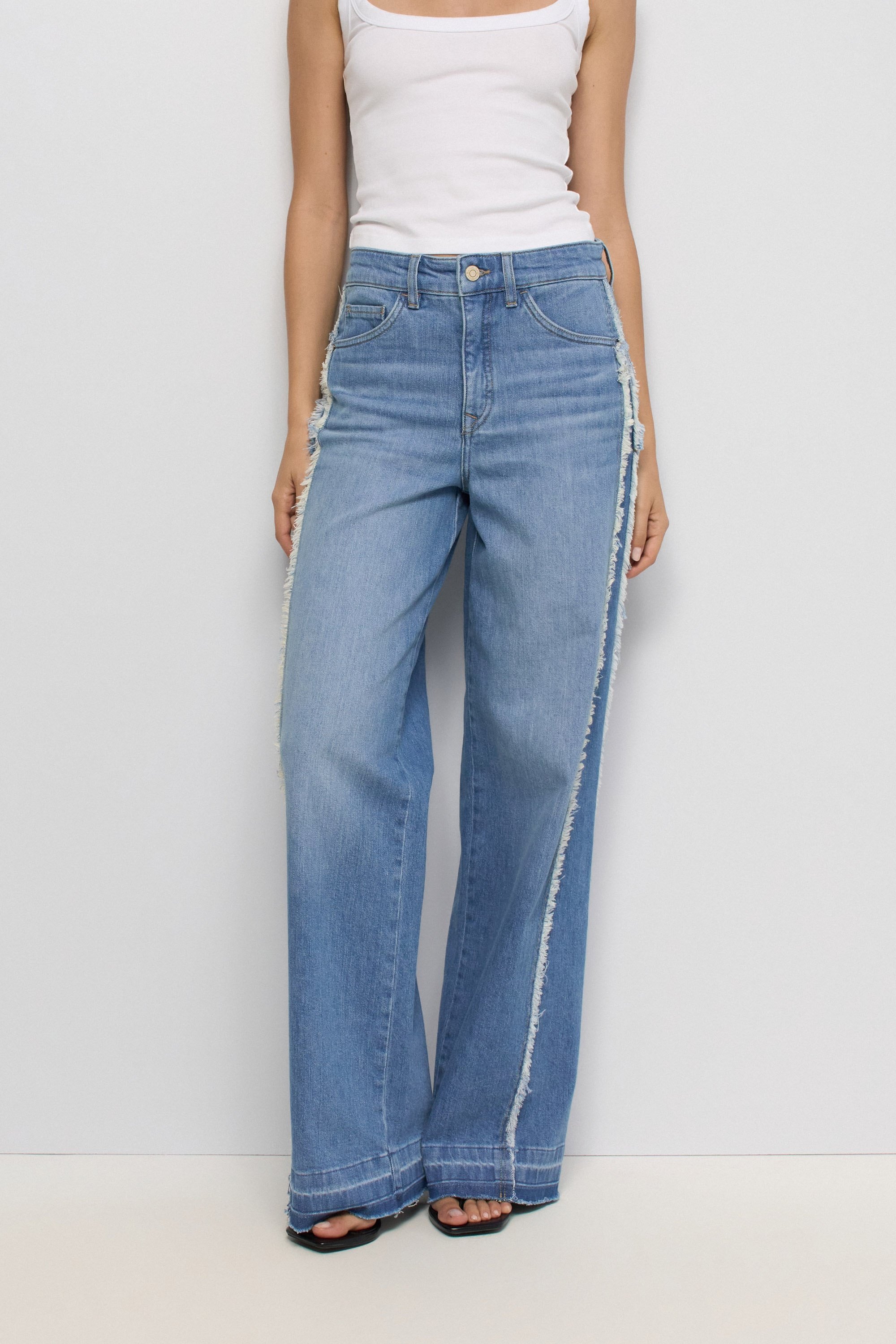 JEAN FAITH PUSH IN WIDE, SALSA JEANS