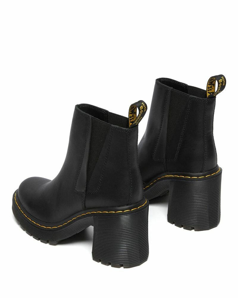 Dr. Martens Botines con tacón Spence de piel de sendal — photo 5