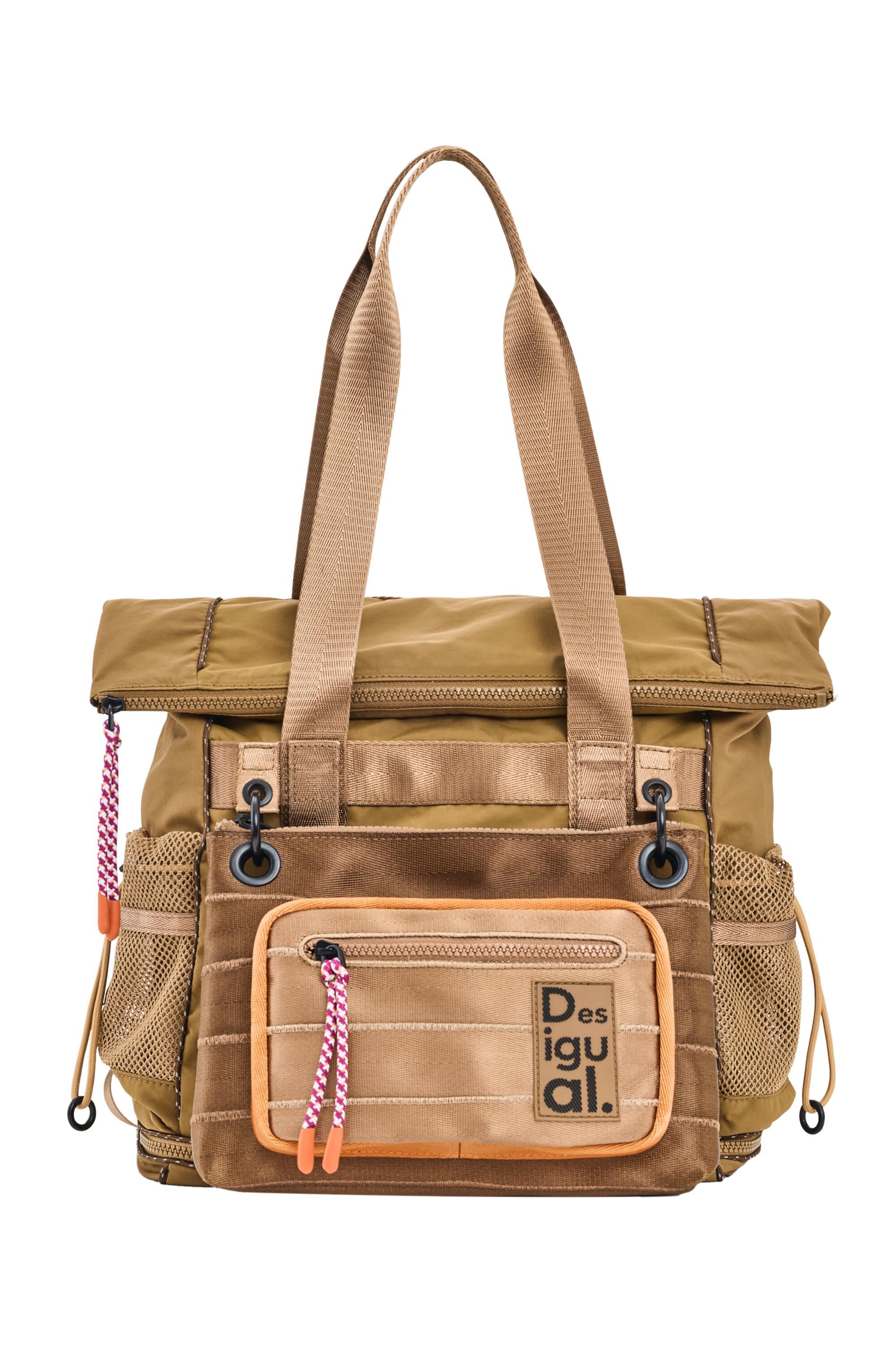 Grand sac à dos multiposition en nylon, DESIGUAL