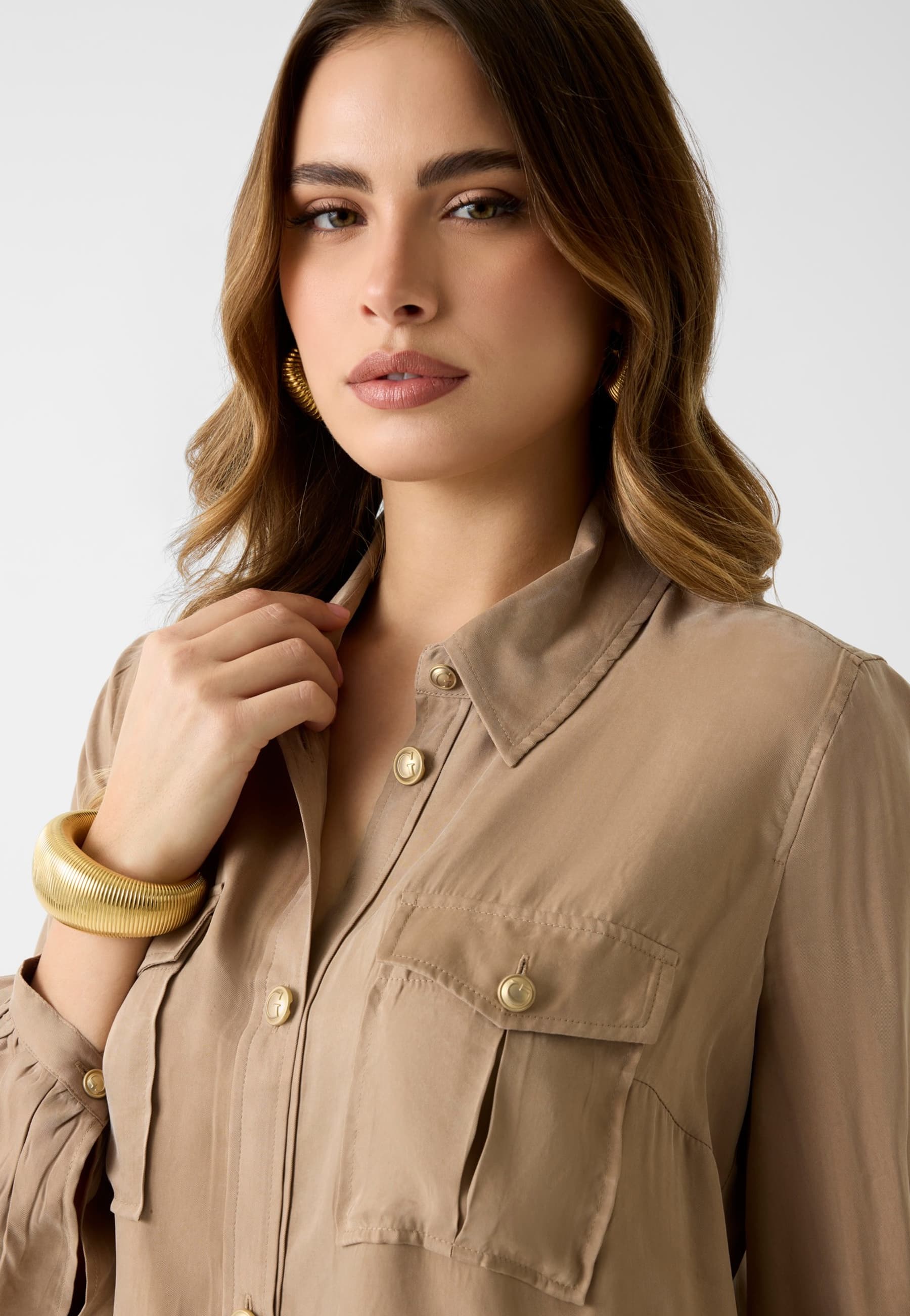 Chemise En Mélange De Viscose, GUESS