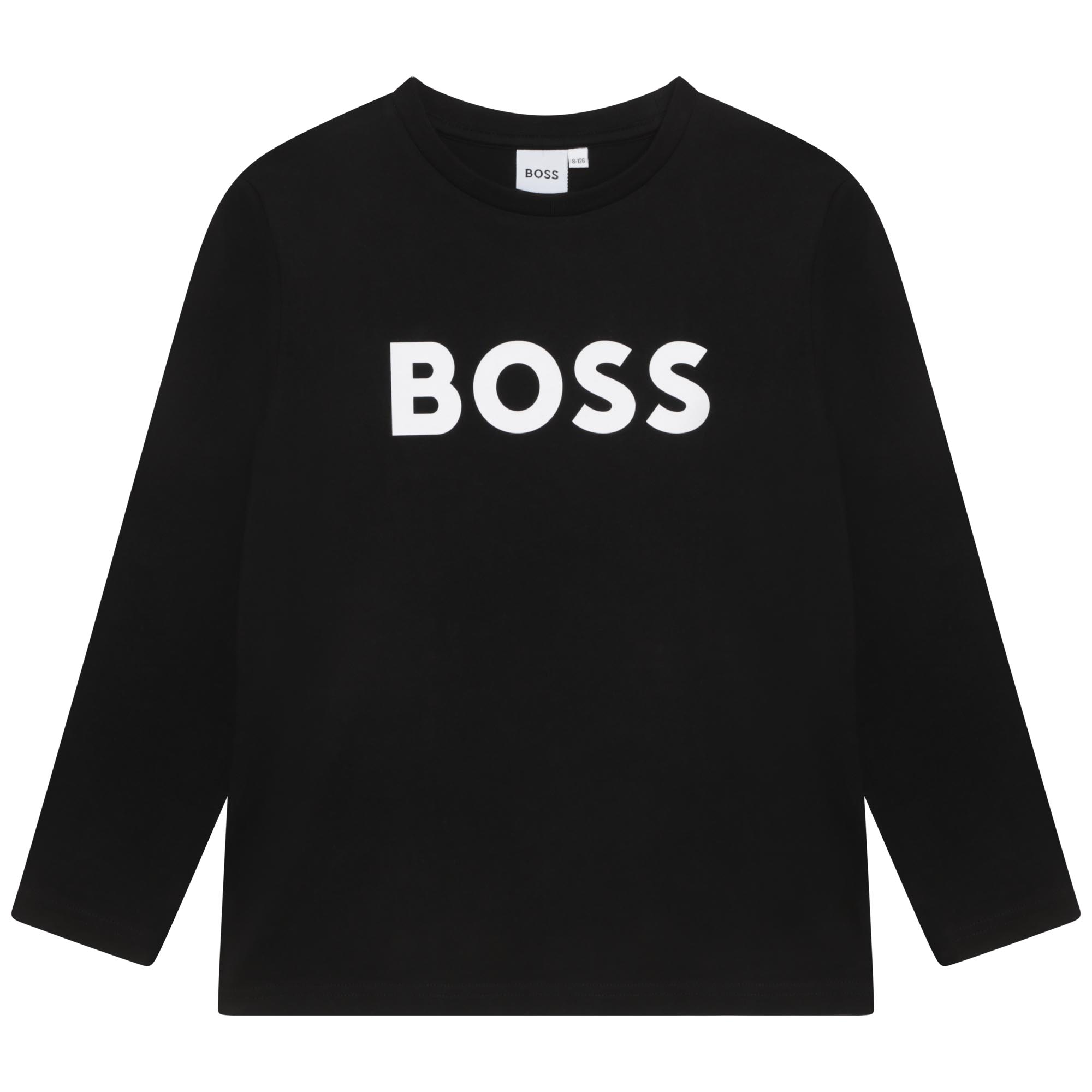 T-shirt manches longues coton, BOSS KIDSWEAR