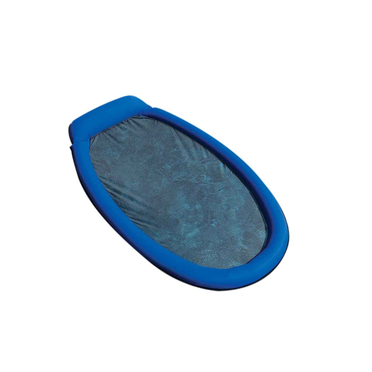 Matelas gonflable semi-immergé avec filet. Rouge ou bleu - N/A