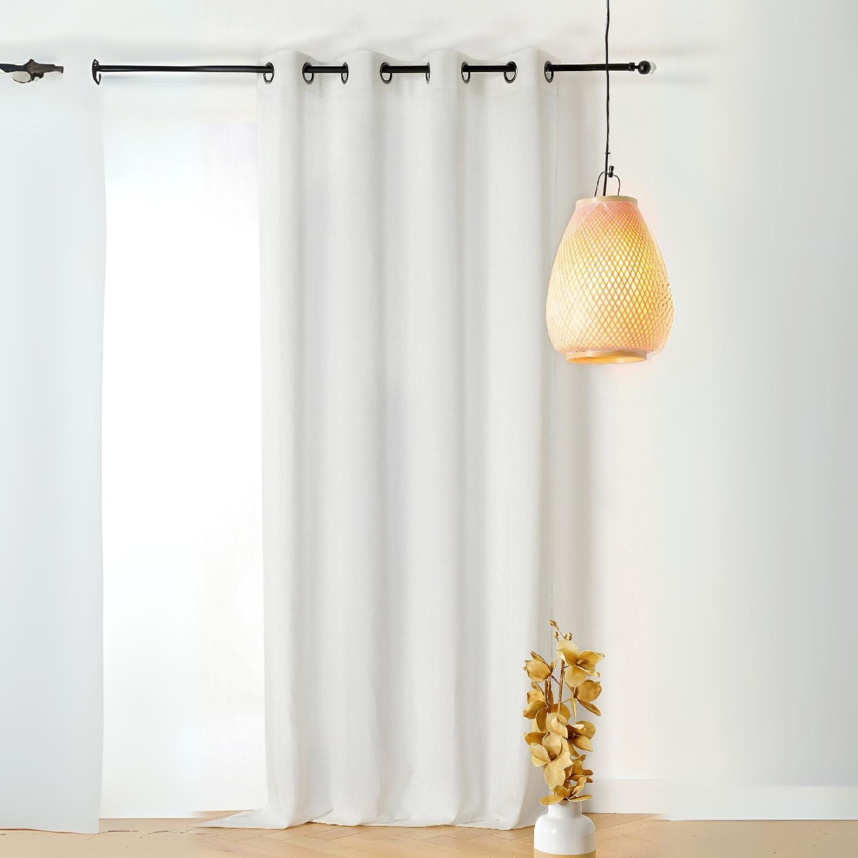 Rideau tamisant en poly-lin, LINDER