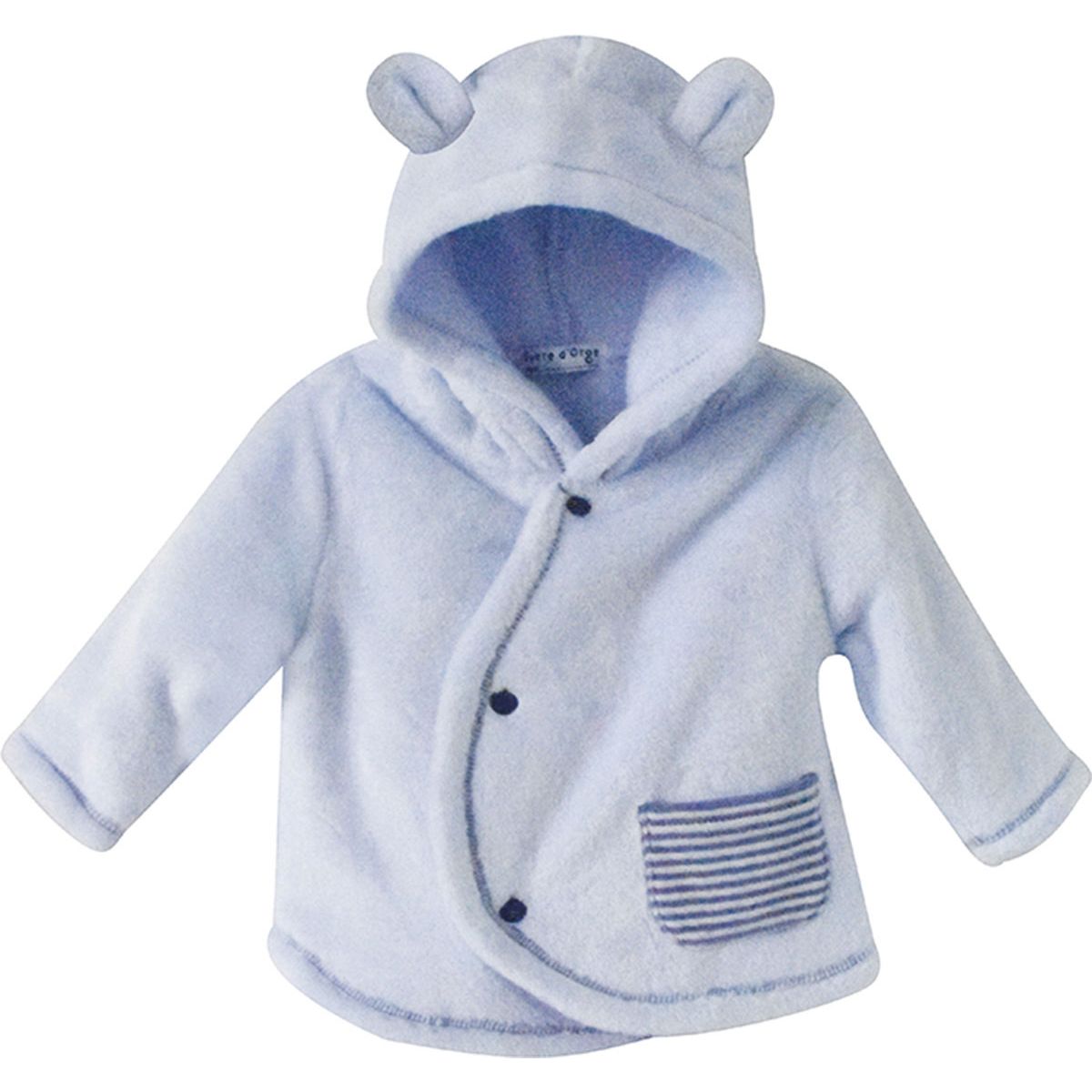 Robe De Chambre Bebe Ciel Bleu Sucre D Orge La Redoute