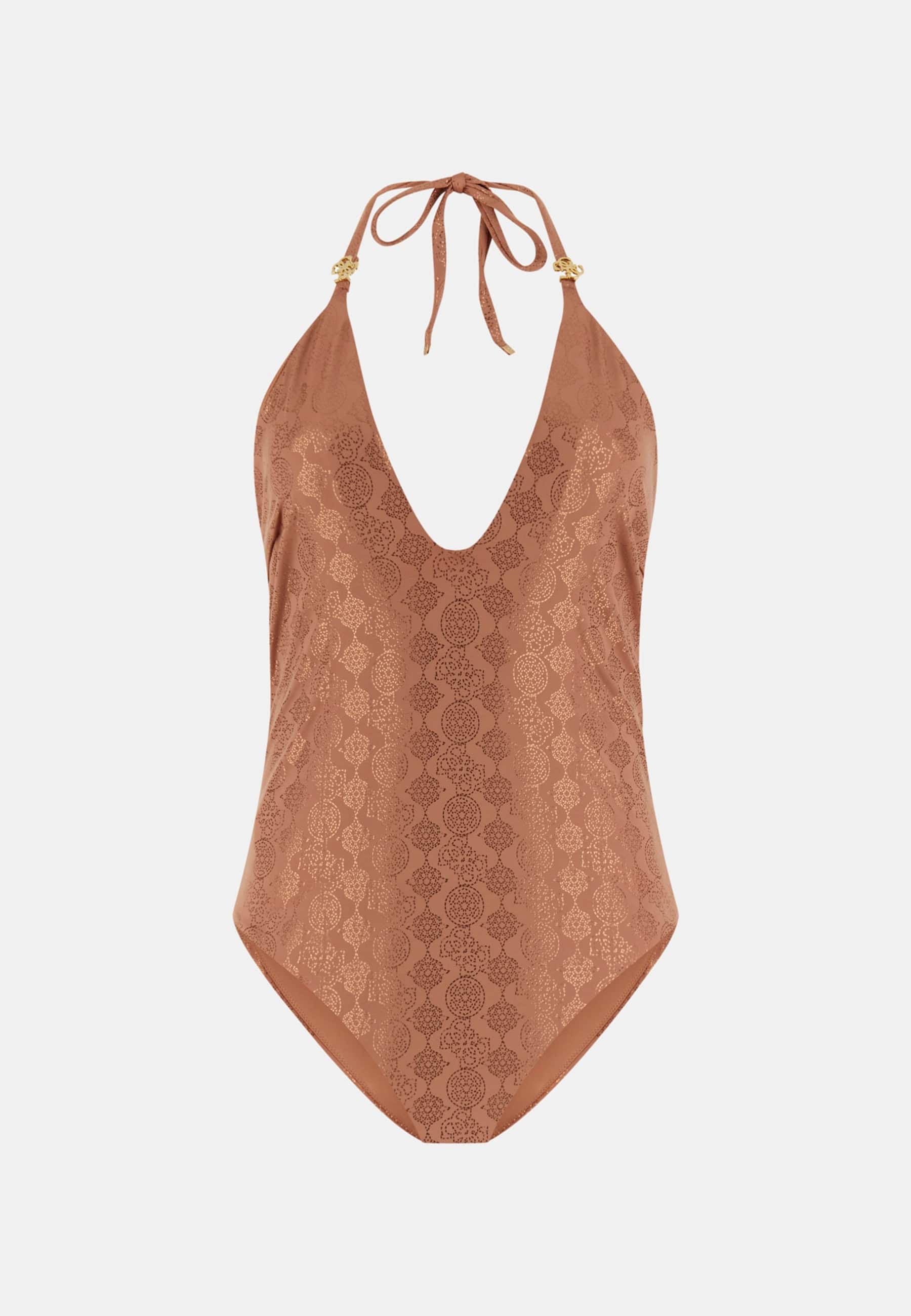 Maillot De Bain Une Pièce Effet Métallique, GUESS