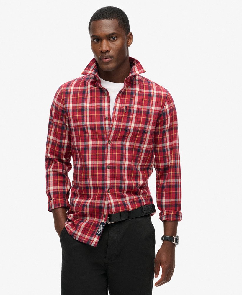 Chemise à carreaux Vintage en coton bio, SUPERDRY