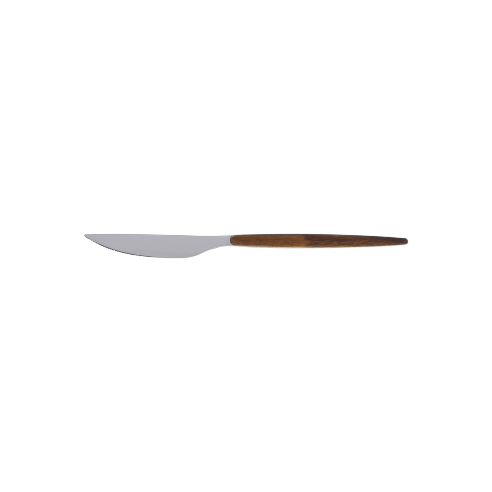 Couteaux de table Amsterdam effet bois (lot de 6), JEAN DUBOST