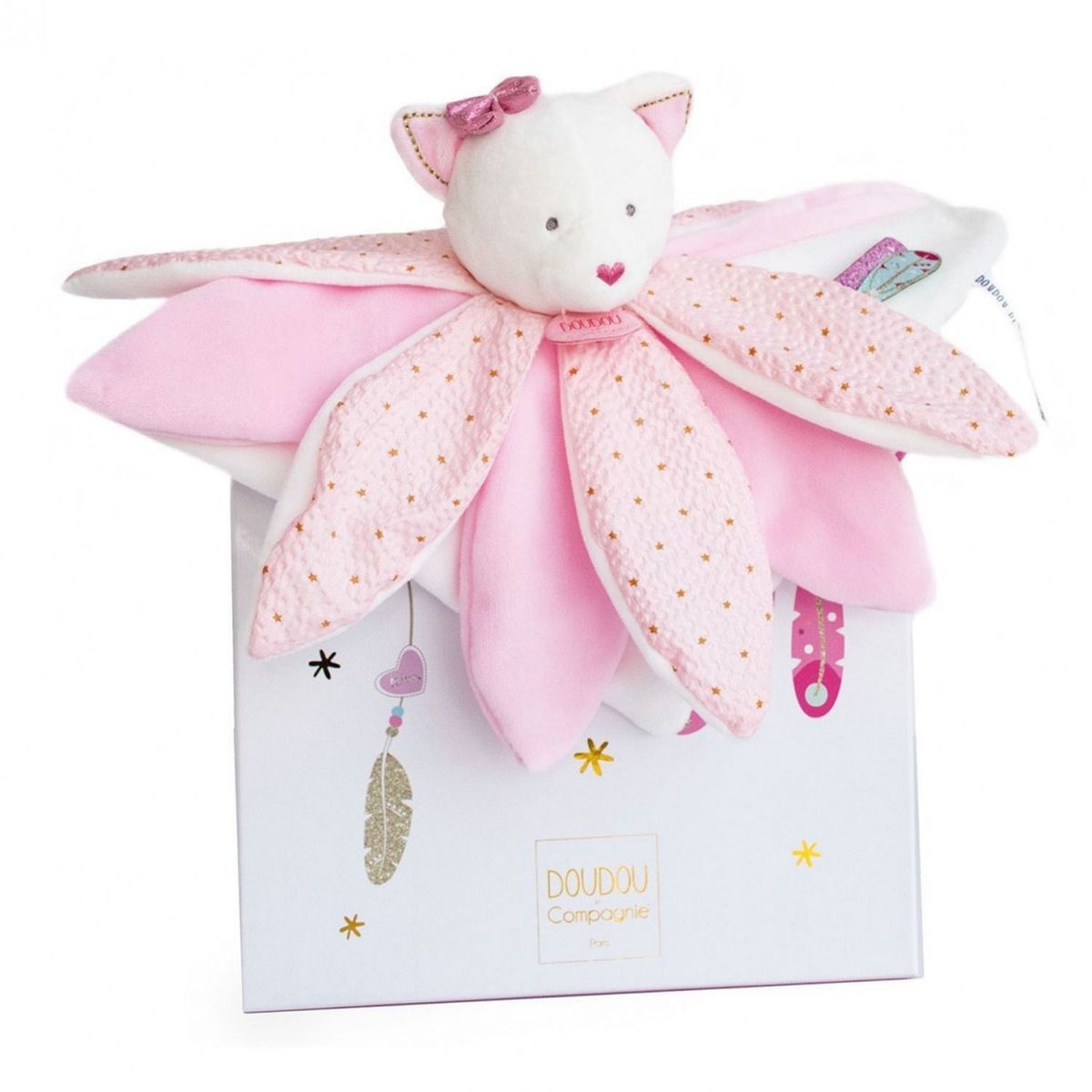 Peluche pantin attrape-rêves chat chat Doudou Et Compagnie