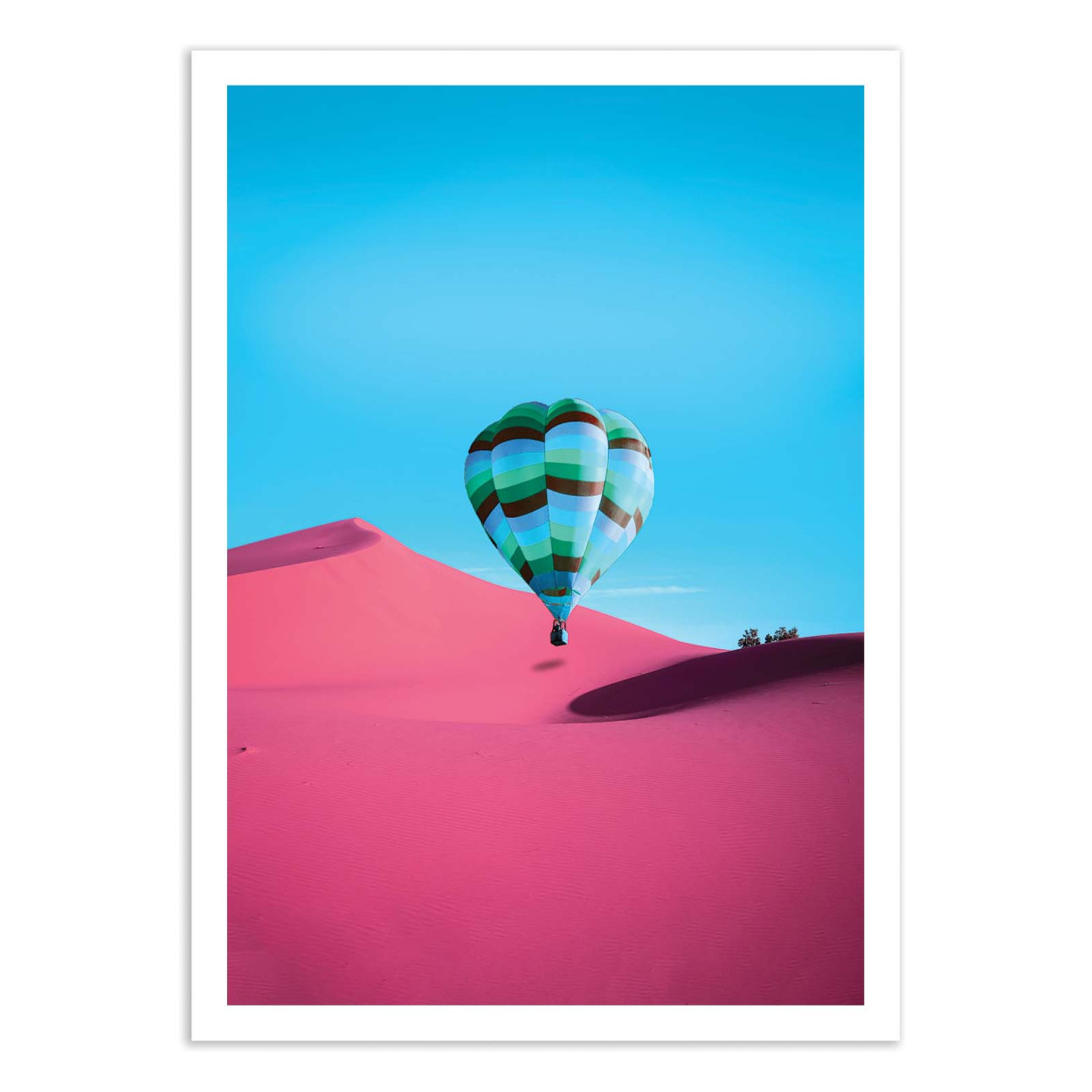 Affiche d'art - Pink Desert - Al Barizi, WALL EDITIONS