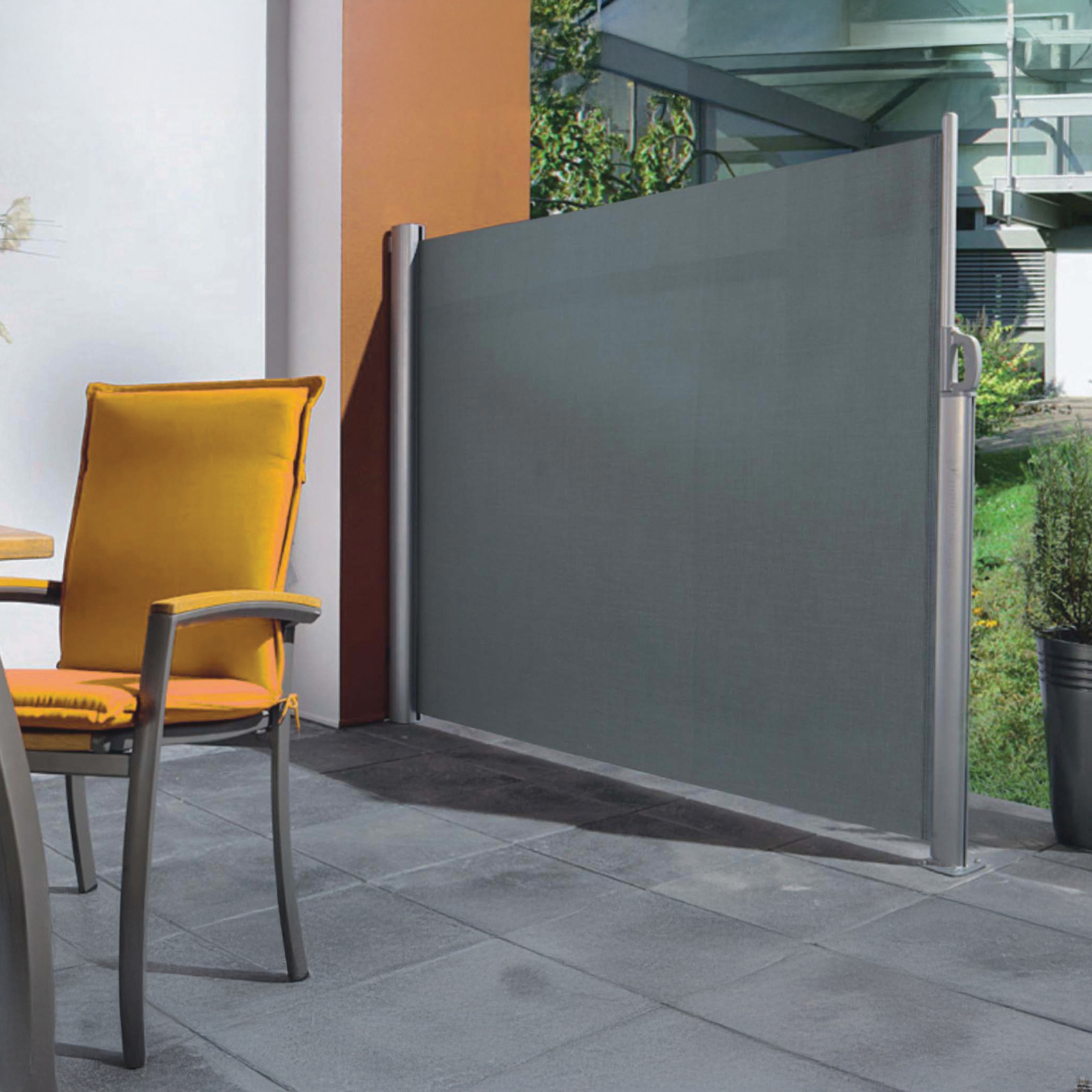 Paravent rétractable 3 m brise-vue extérieur, IMAGIN