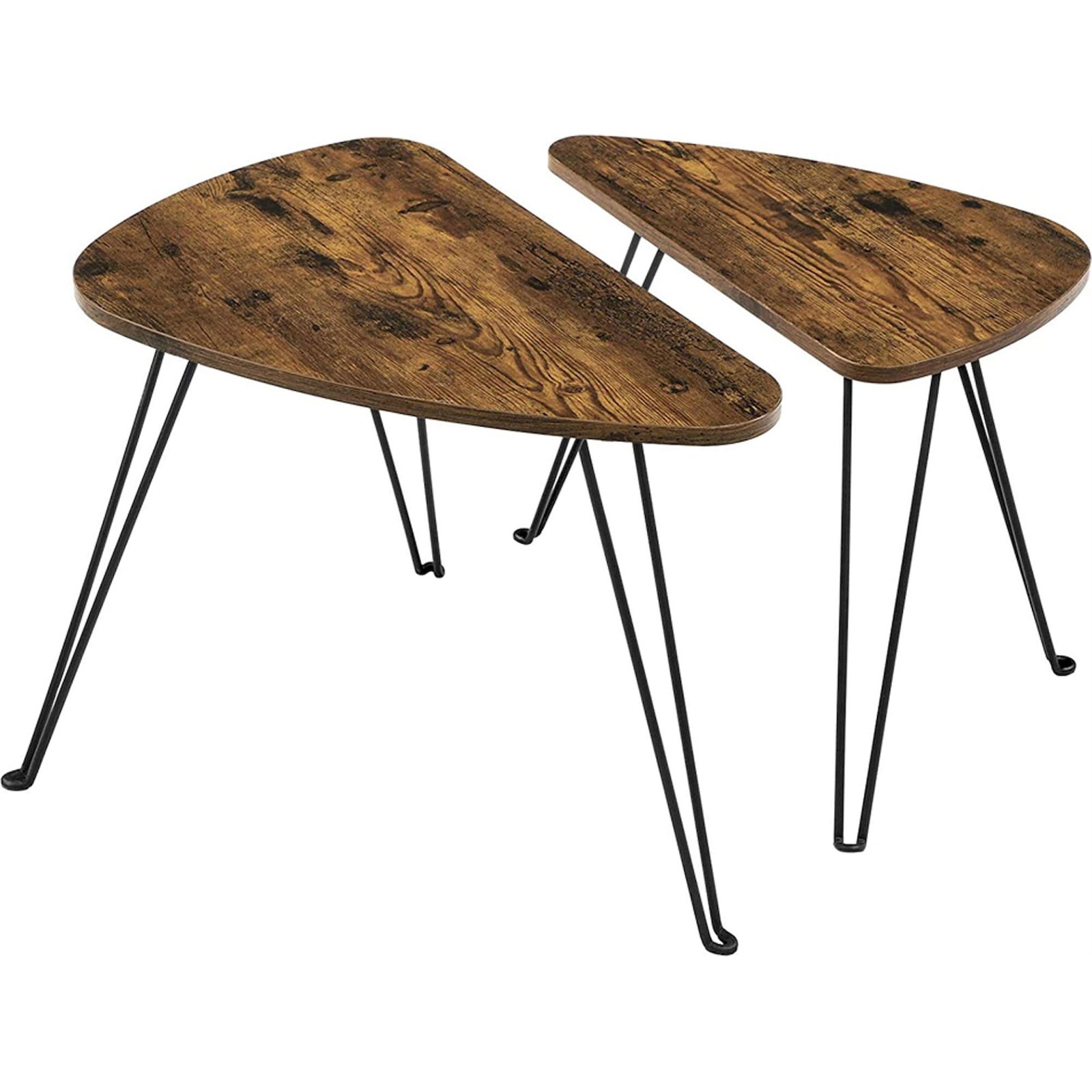 Lot de 2 tables basses métal IMATTANT, RECOLLECTION