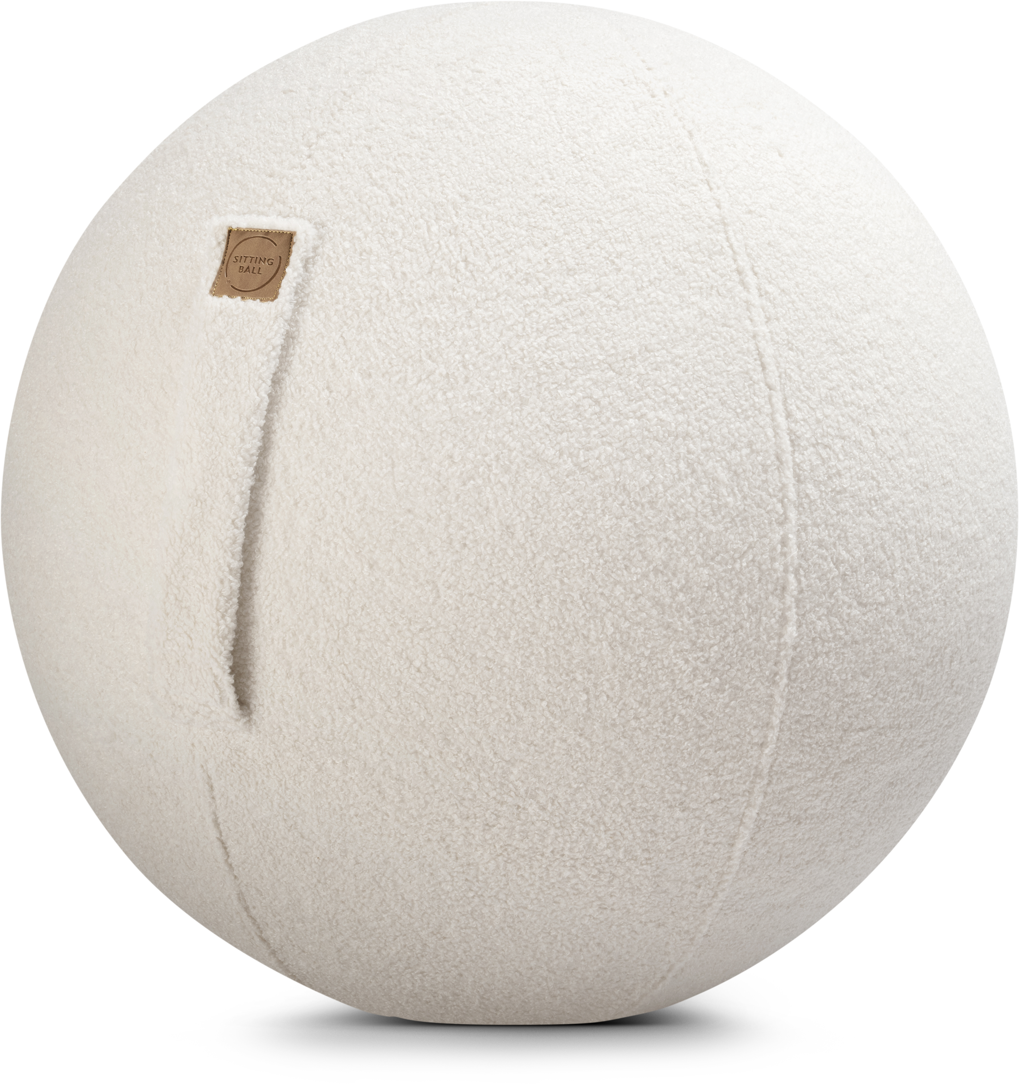 Balle d'assise confort peluche douce avec poignée WOOLLY, MAGMA HEIMTEX