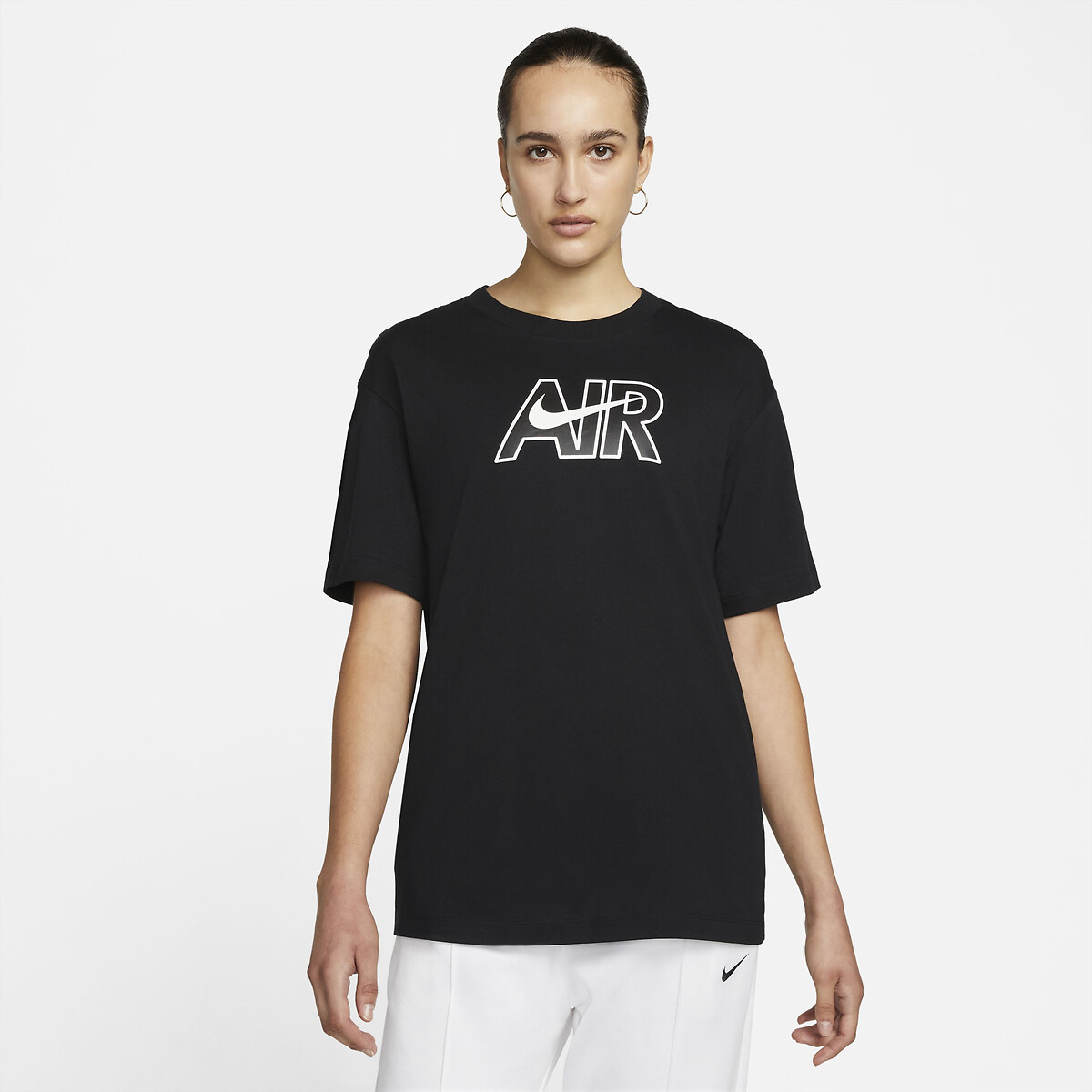 Sportswear air oversized t-shirt in cotton mix , black, Nike | La Redoute