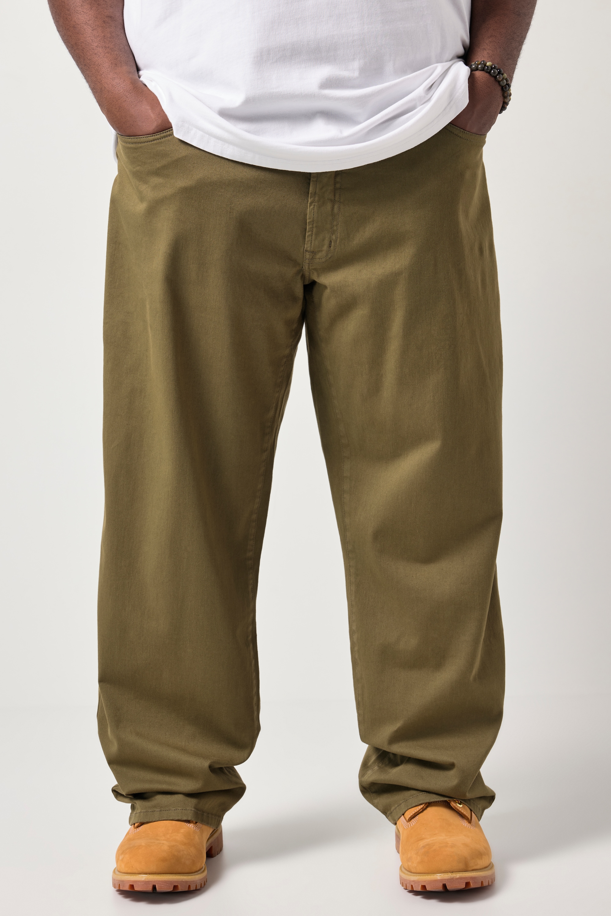 Pantalon en sergé, 5 poches, STHUGE