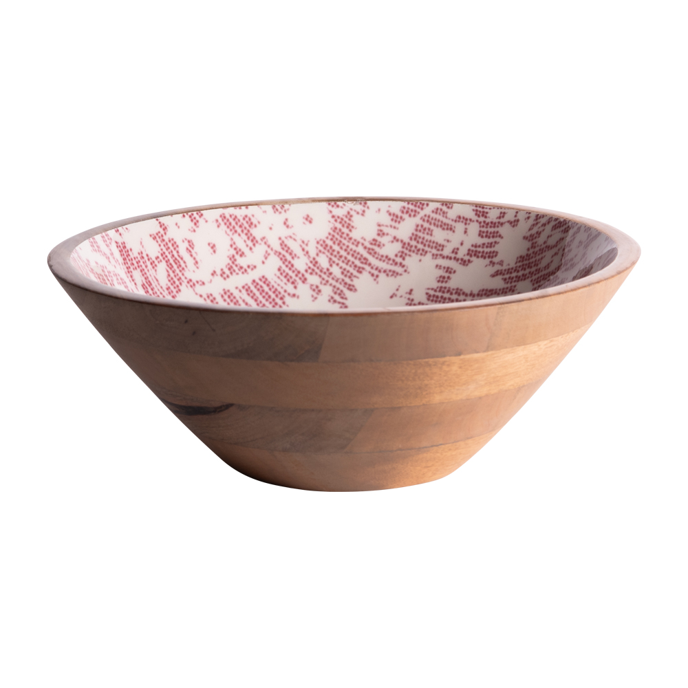 Saladier Léa   en manguier 30 cm, TABLE PASSION