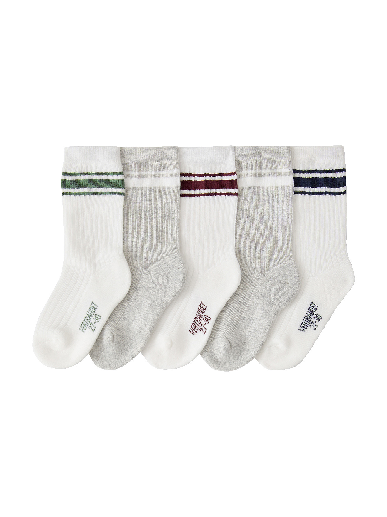 Lot de 5 chaussettes sport, VERTBAUDET