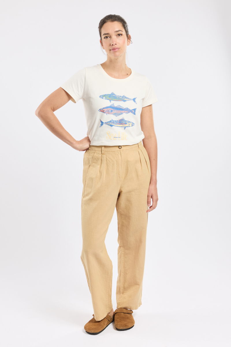 Pantalon coupe large LEYAN, BERMUDES