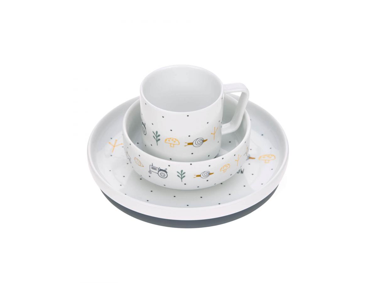 Coffret Repas En Porcelaine Garden Explorer, LASSIG