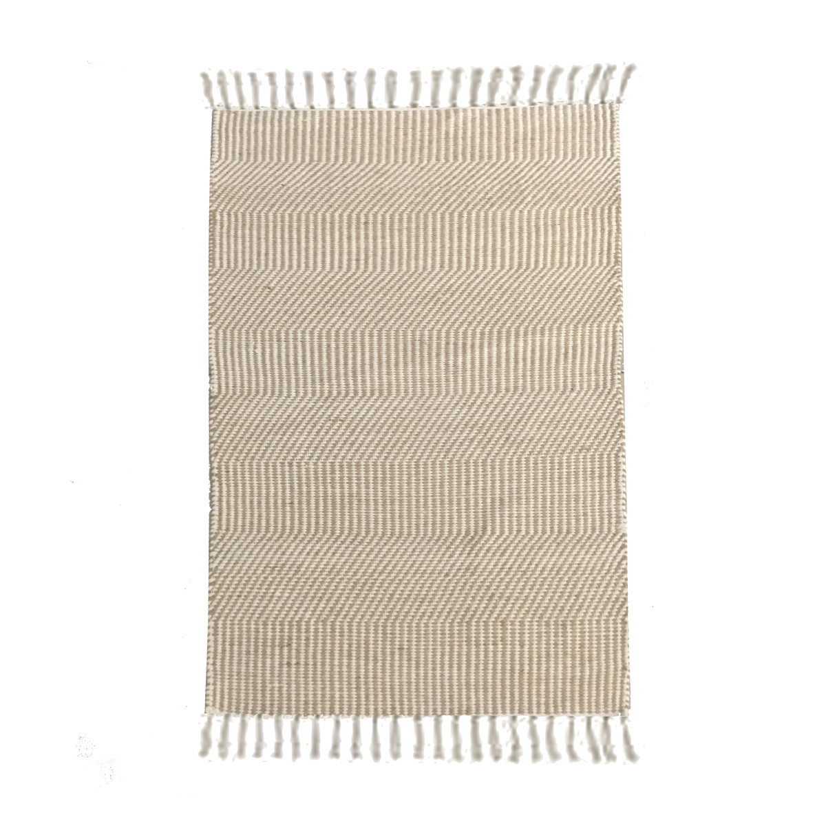 OTOTEC Frange Gland Coton Beige 4 Cm – 5 Mètres – Idéal Décoration Chaise, Rideaux, Costumes & Artisanat