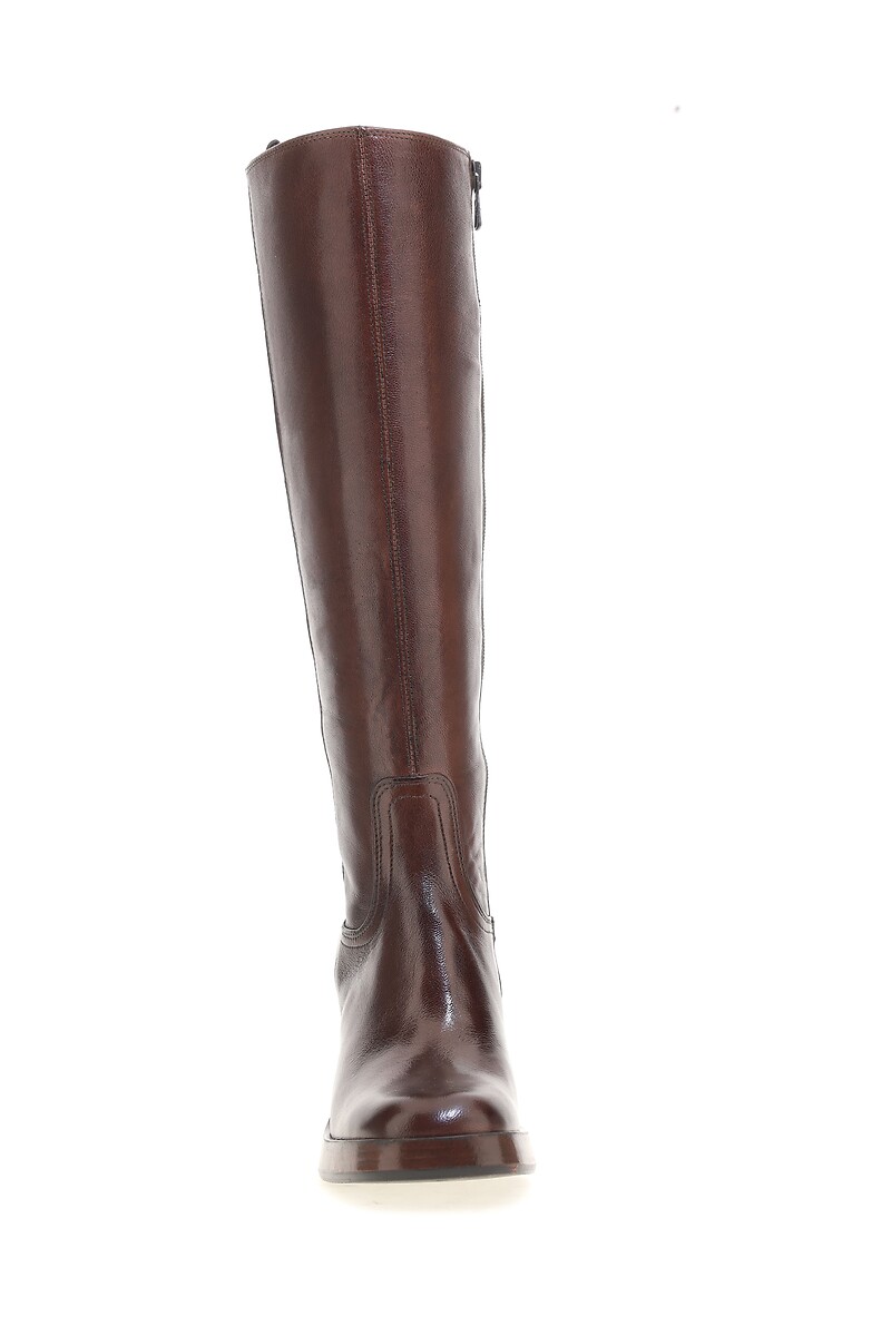 MJUS Botas de tacón, con puntera cuadrada, de piel — photo 3
